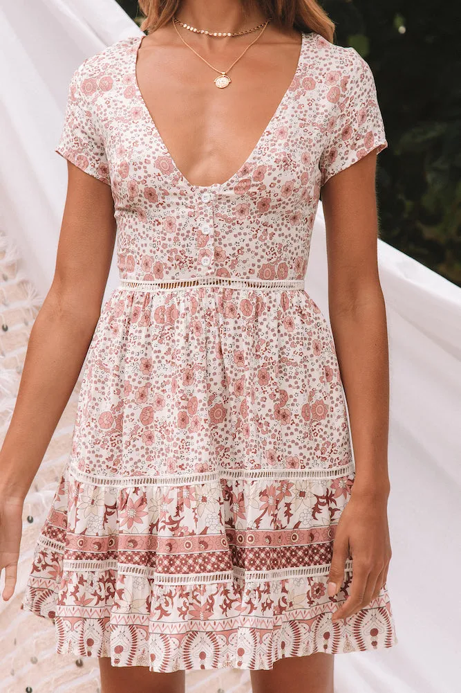 Joshua Tree Dress White