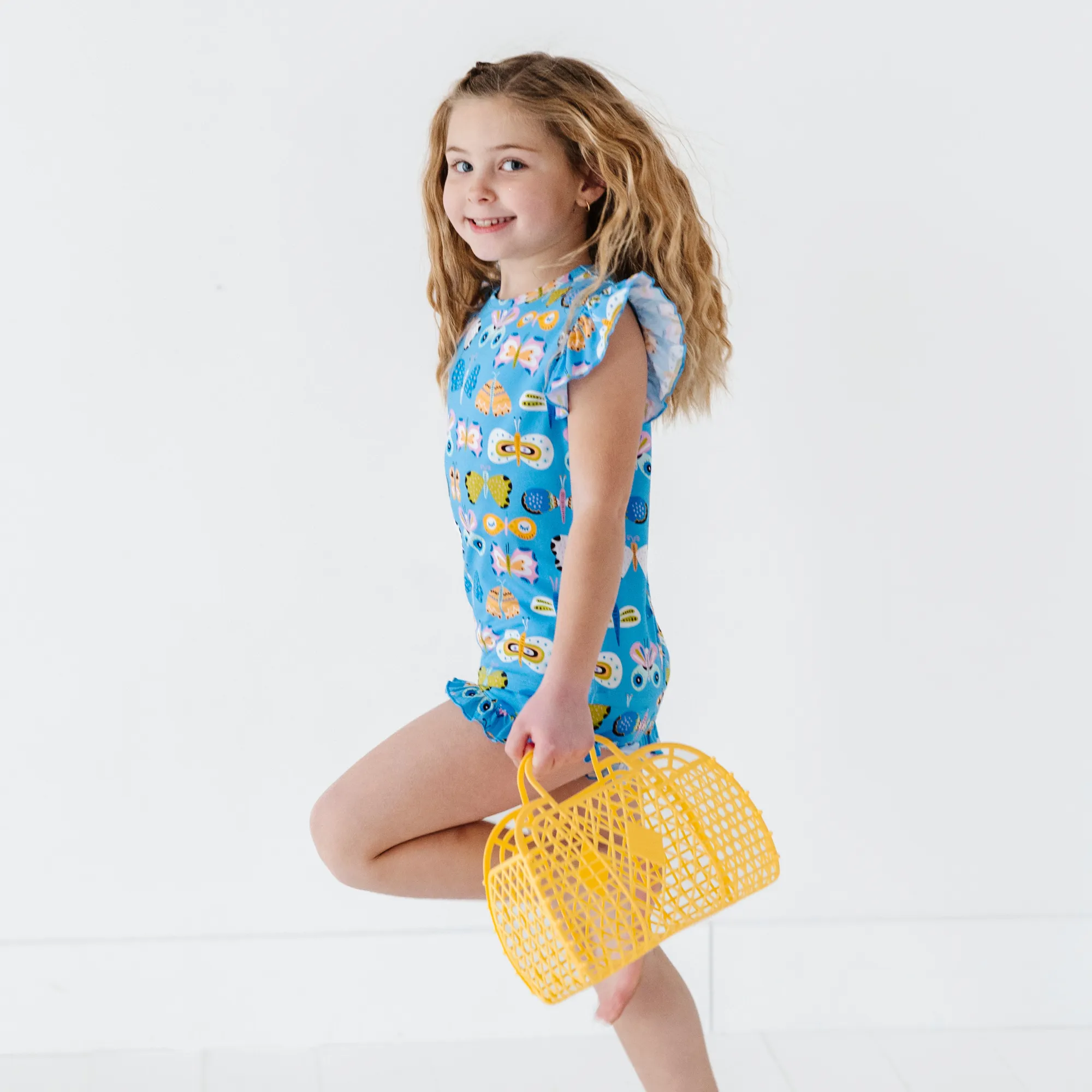 Just Wing It Short Ruffle Pajamas Toddler/Kids