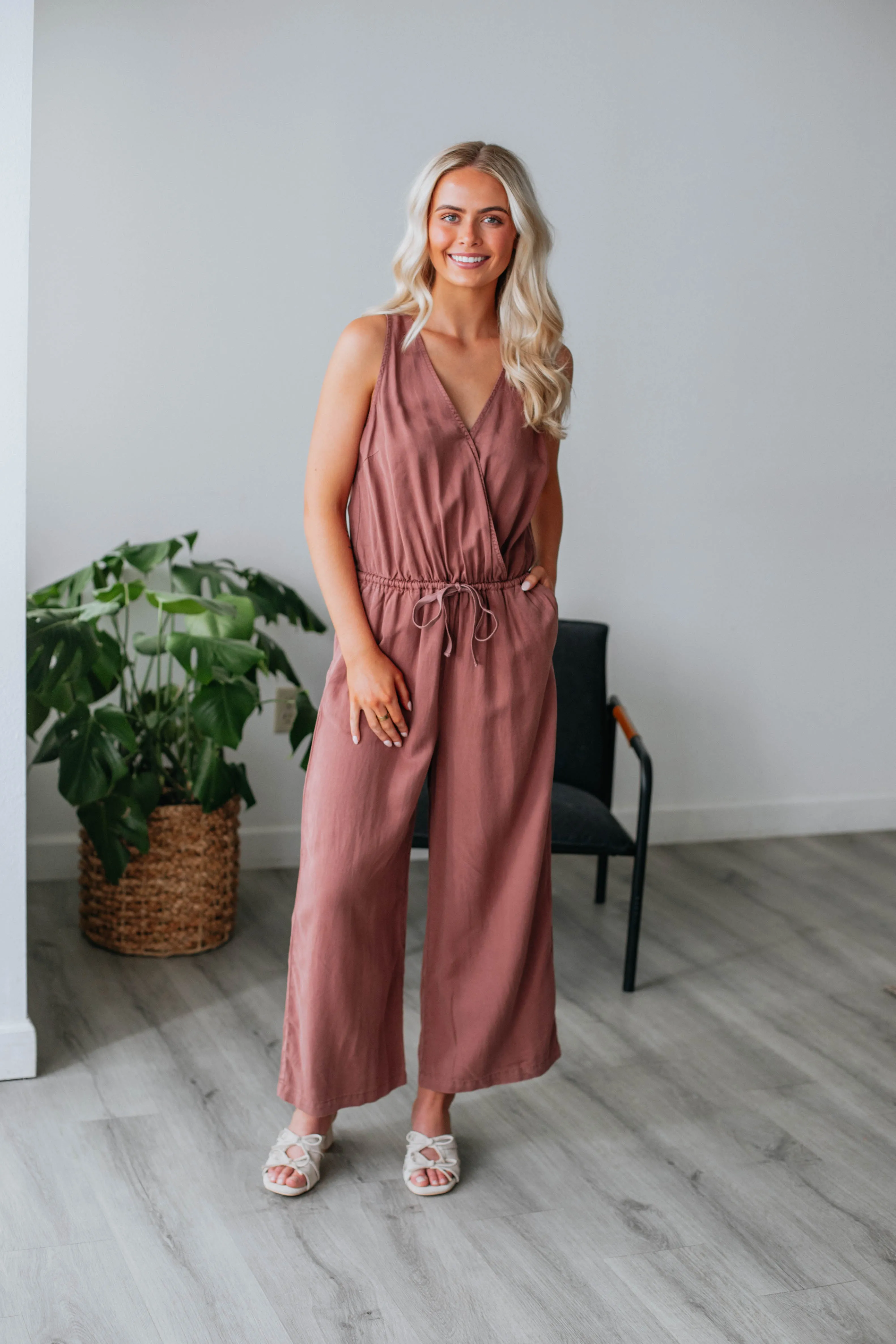 Keren Jumpsuit - Dusty Mauve