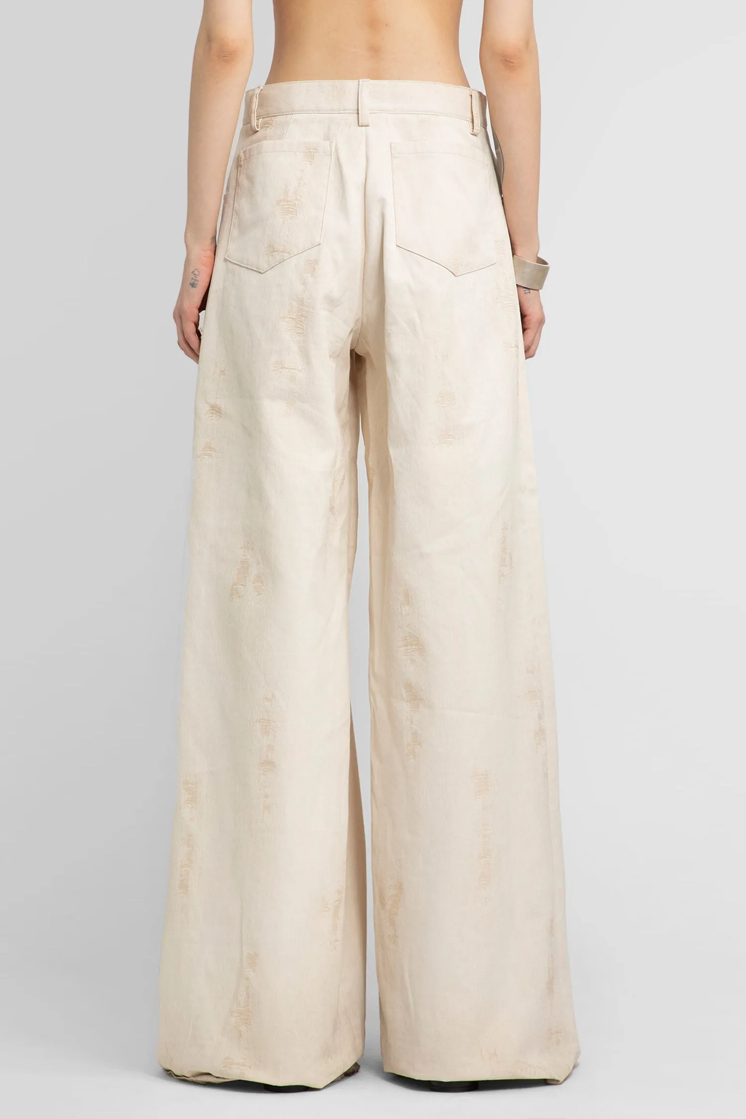 LISA VON TANG WOMAN BEIGE TROUSERS