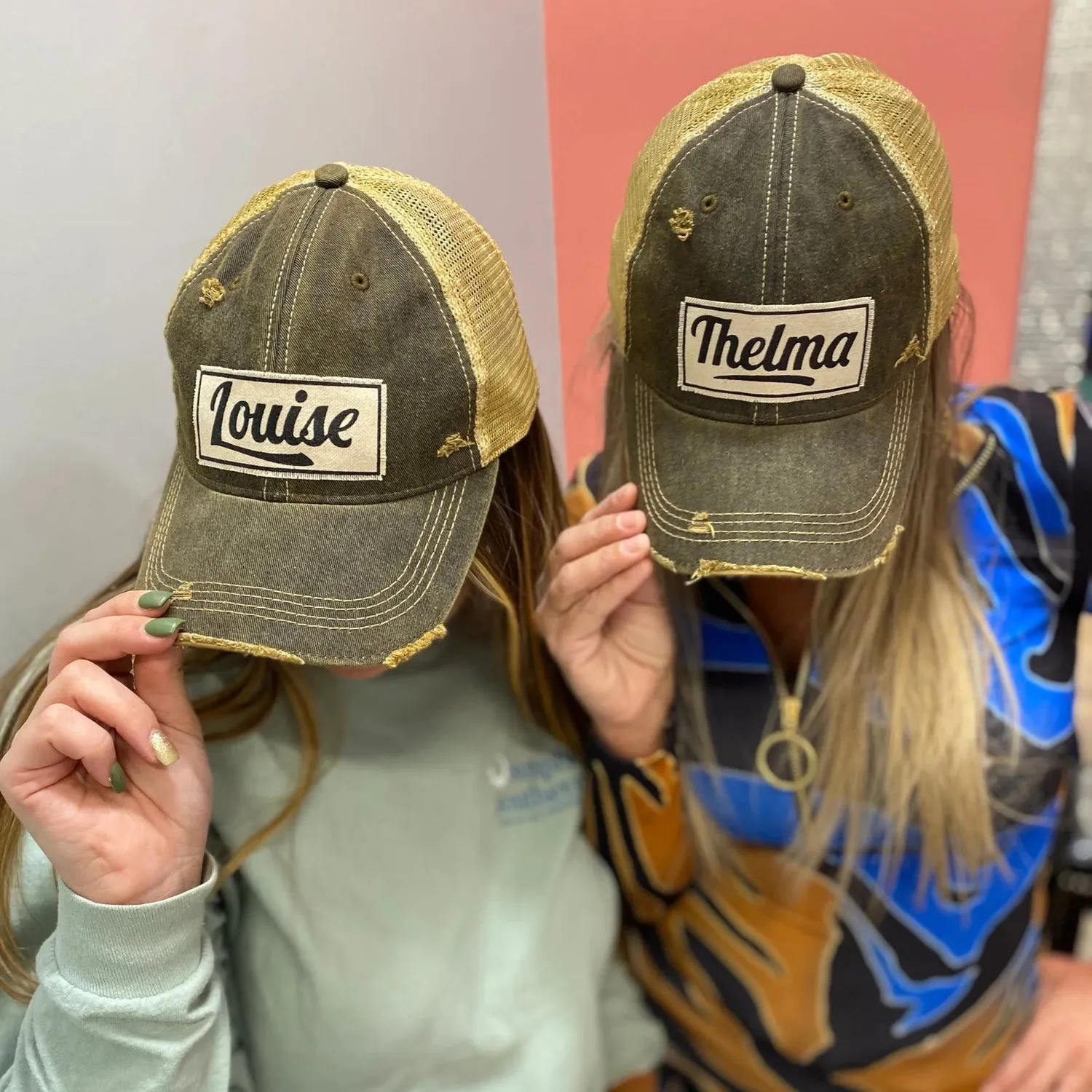 Louise Distressed Trucker Cap