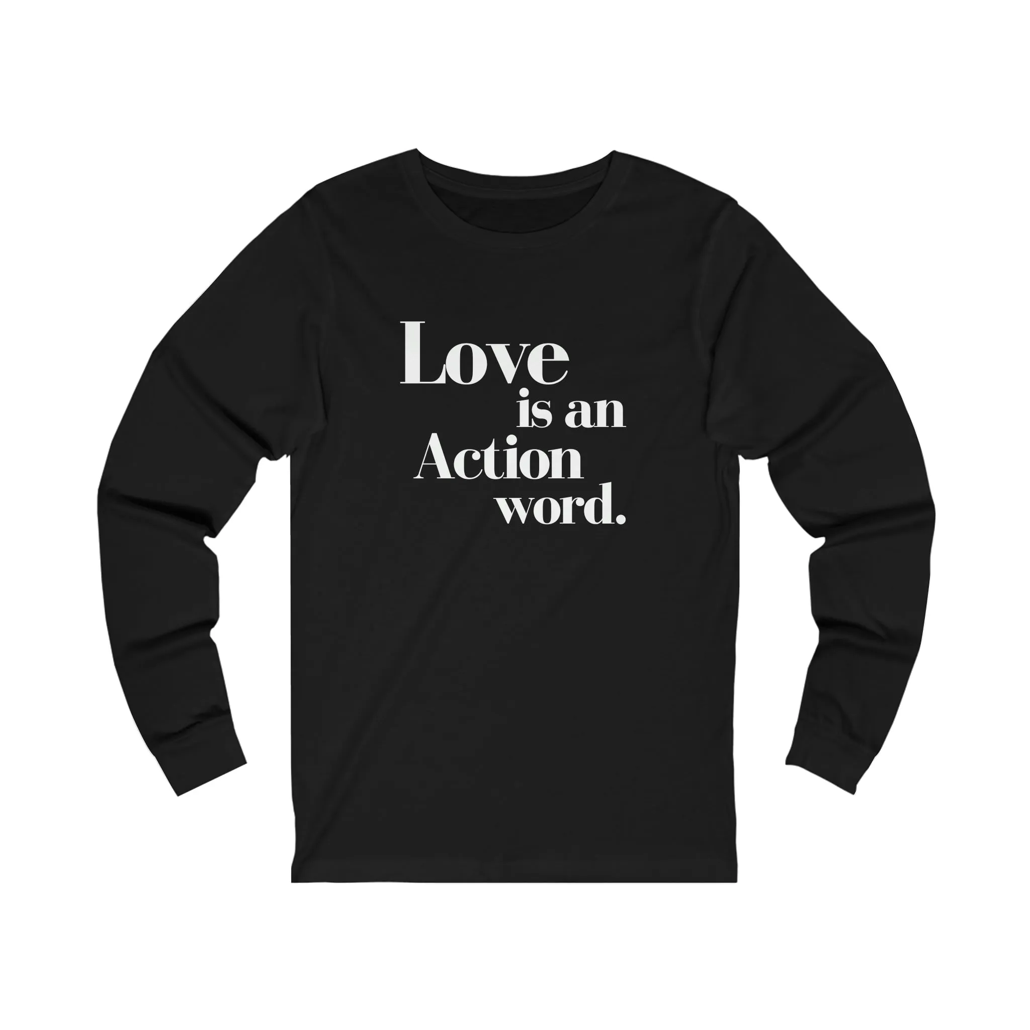 Love Is Action Unisex Long Sleeve Tee