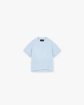 Mini Rep Applique T-Shirt - Powder Blue