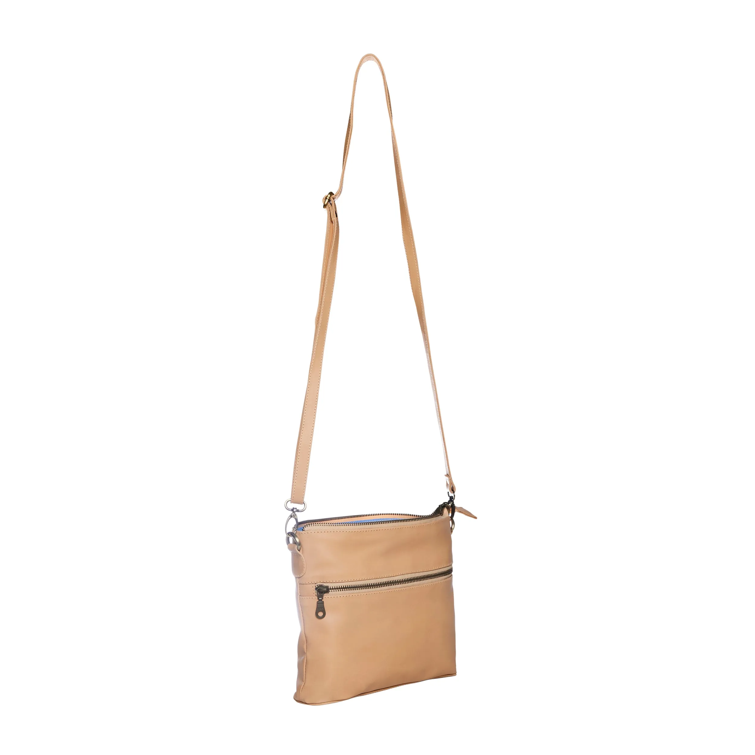 Mini Rome Nude Leather Crossbody