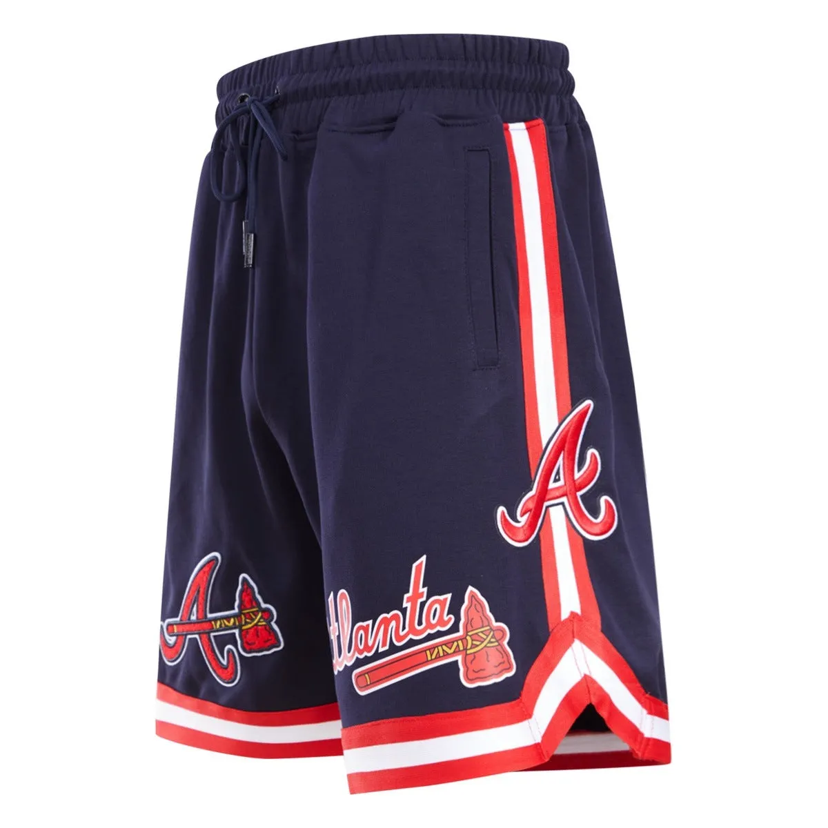 MLB ATLANTA BRAVES CLASSIC CHENILLE MEN'S SHORT (MIDNIGHT NAVY)