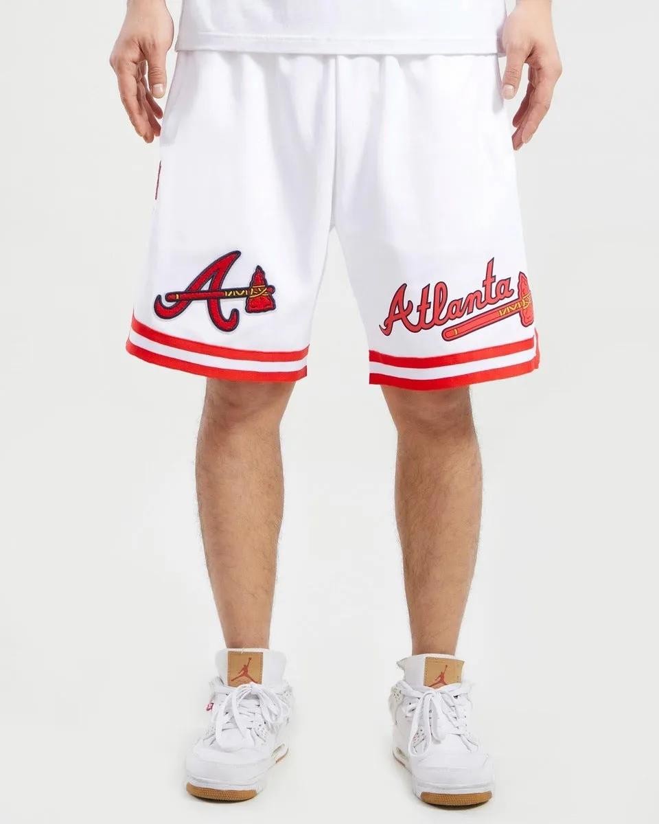 MLB ATLANTA BRAVES CLASSIC CHENILLE MEN'S SHORT (MIDNIGHT NAVY)