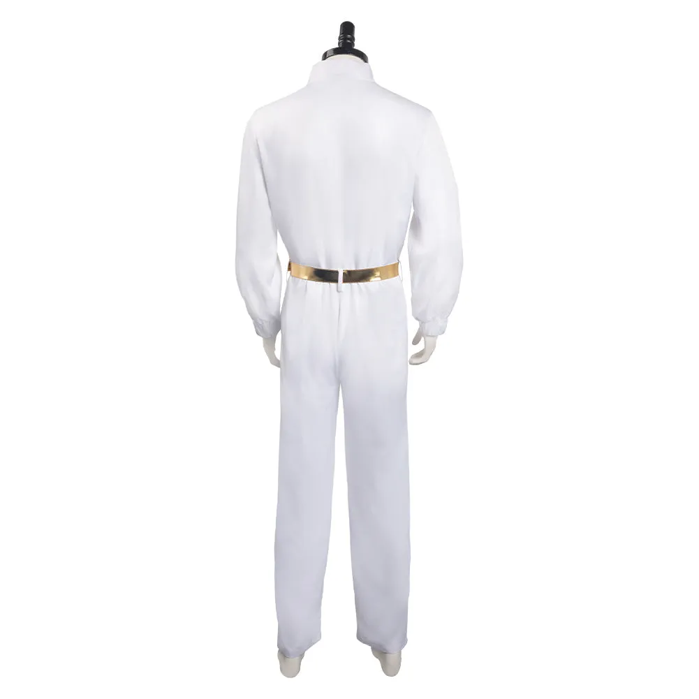 Movie BarB Pink Style Ken White Men Outfits Halloween Carnival Cosplay Costume BarBStyle