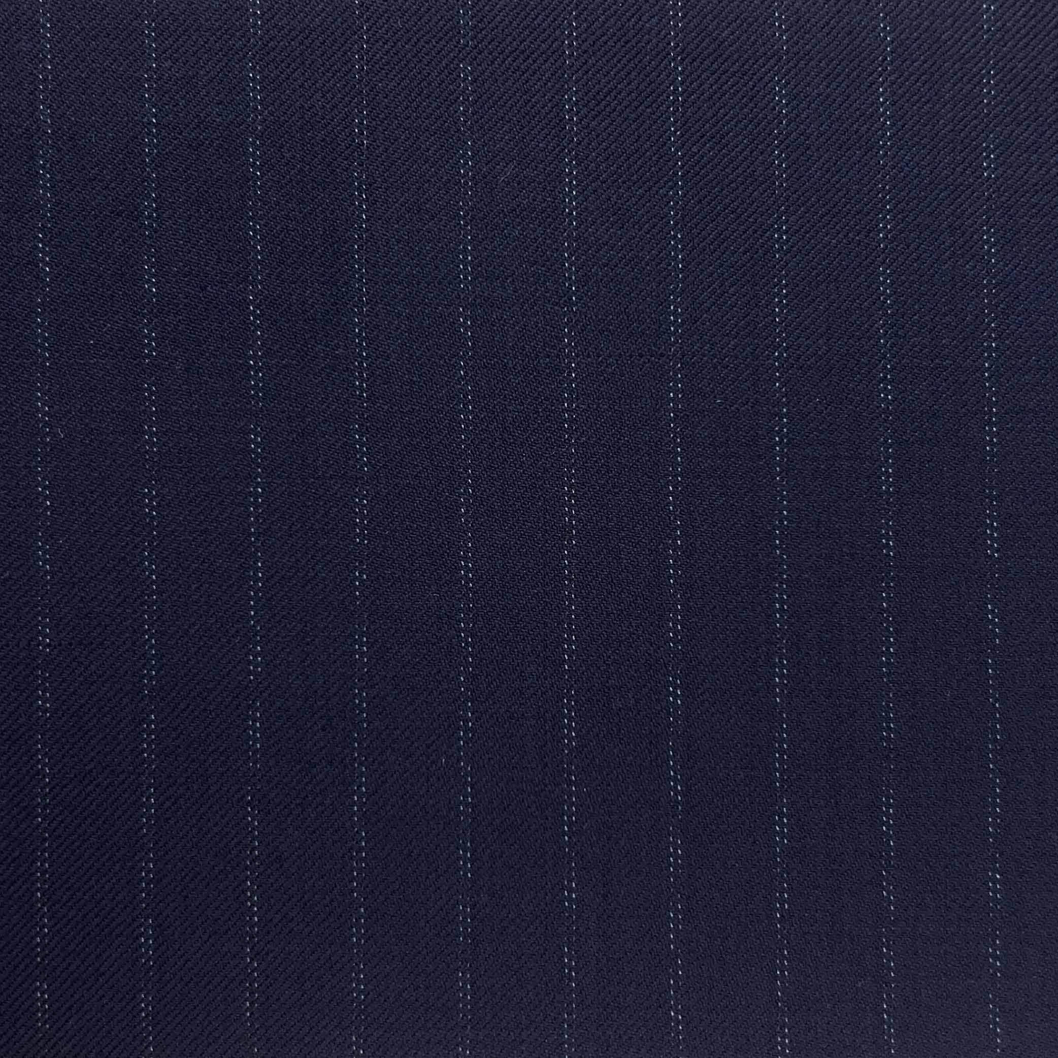 Navy Fine Double Pinstripes