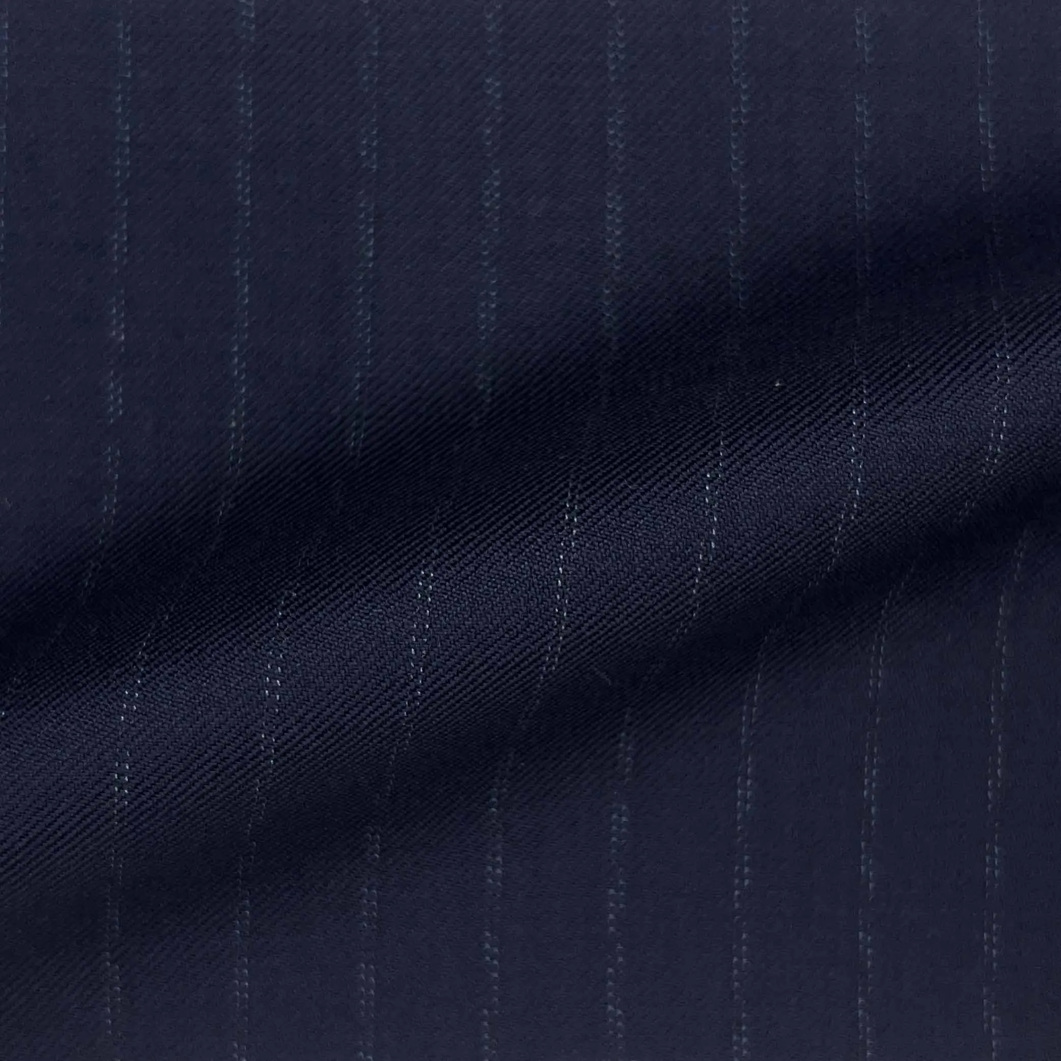 Navy Fine Double Pinstripes