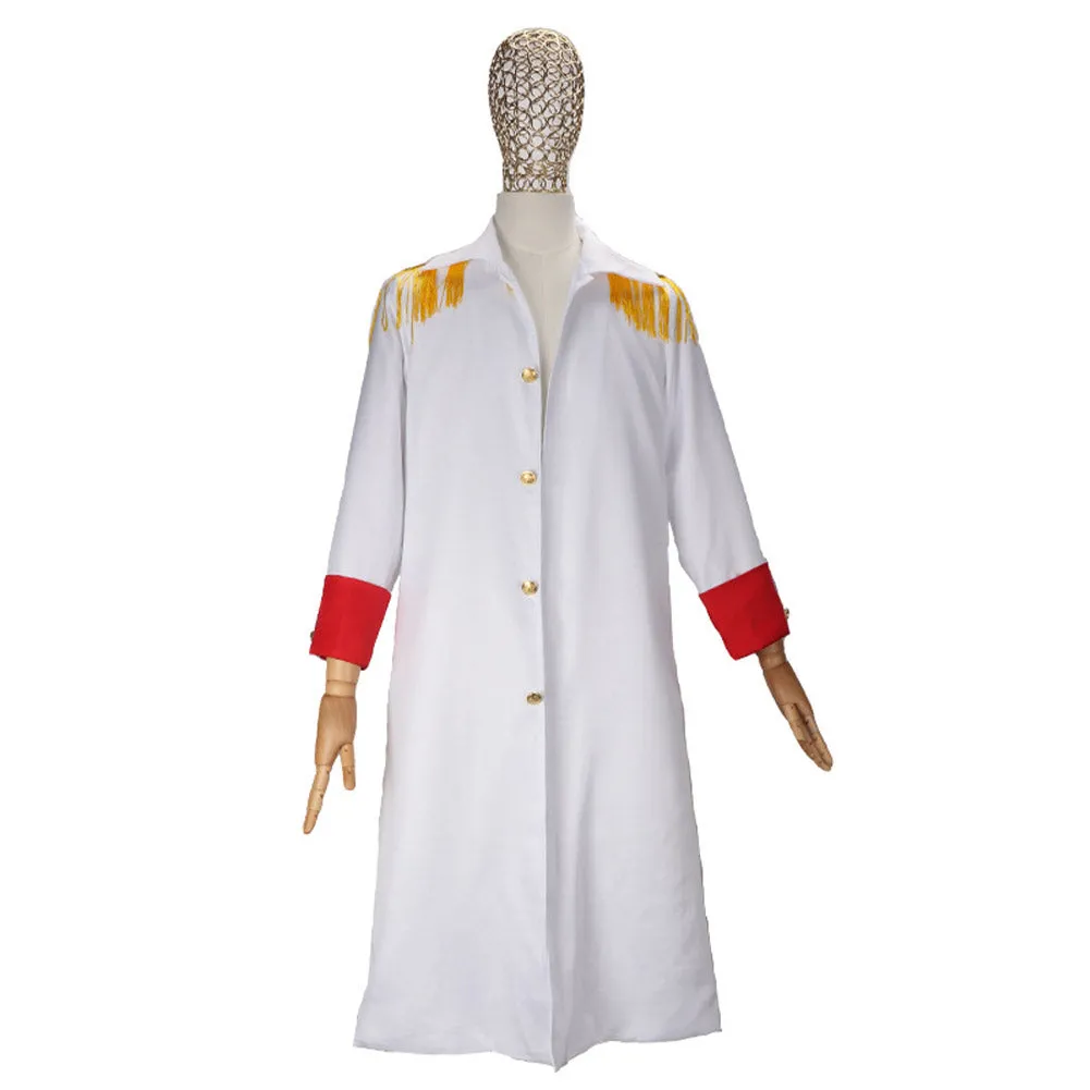 One Piece Monkey D Garp Vice Admiral Cloak Outfits Party Carnival Halloween Cosplay Costume