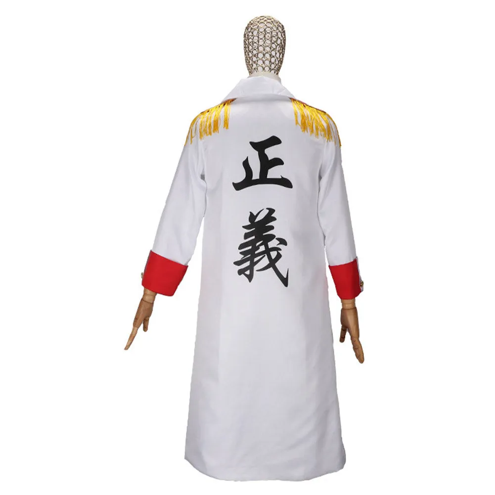 One Piece Monkey D Garp Vice Admiral Cloak Outfits Party Carnival Halloween Cosplay Costume