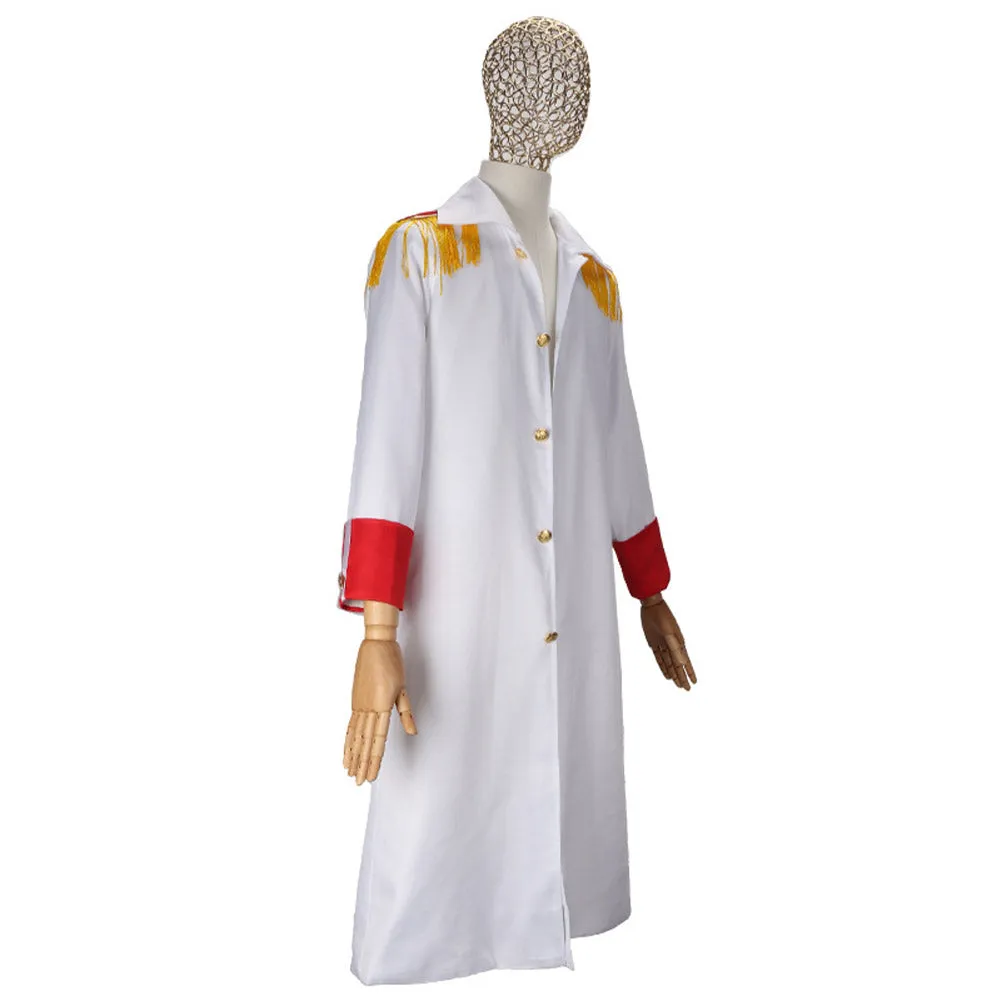 One Piece Monkey D Garp Vice Admiral Cloak Outfits Party Carnival Halloween Cosplay Costume