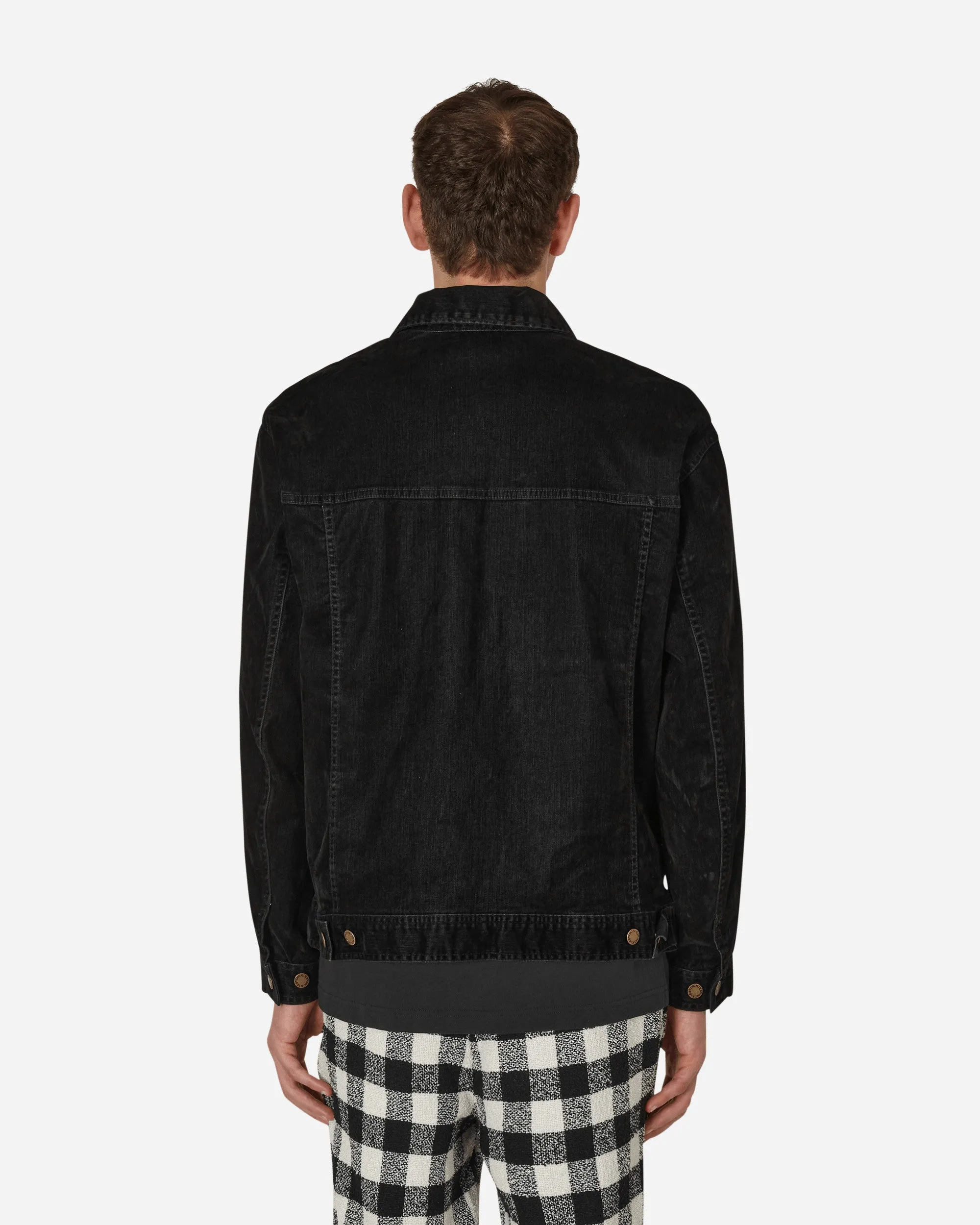 Opening Ceremony Flocked Jacket Black