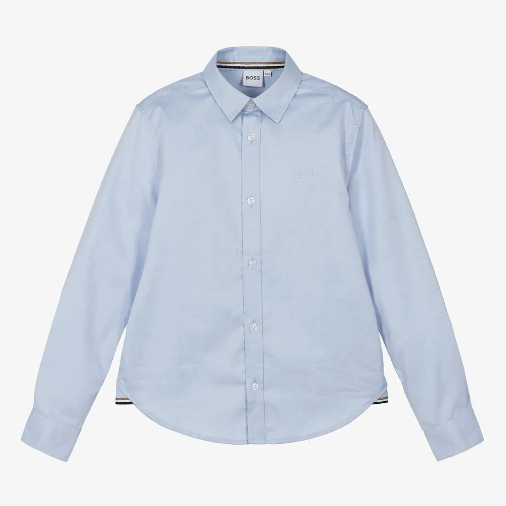 Pale Blue Long Sleeves Shirt