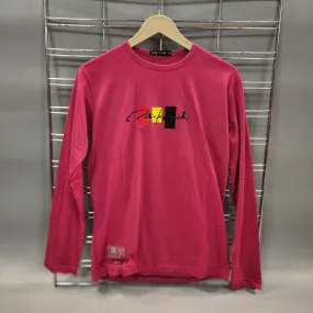 Pink Long Sleeves T Shirt