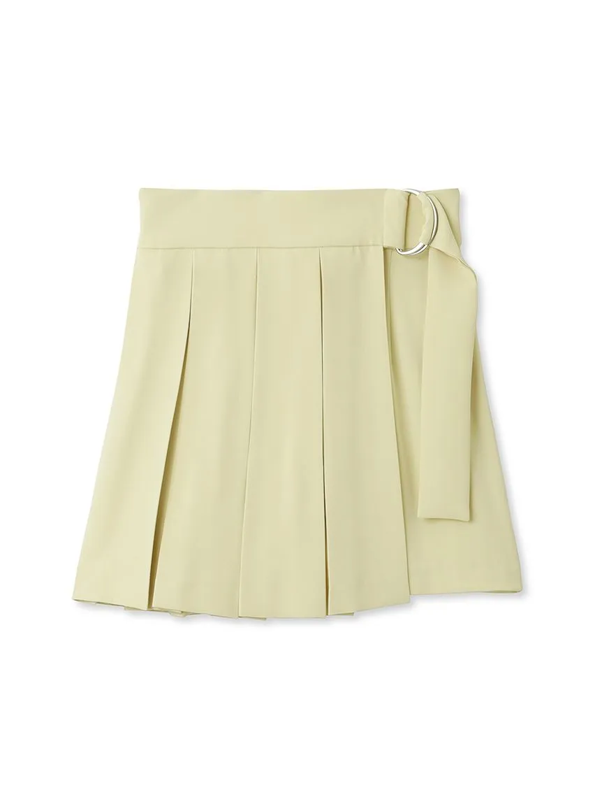 Pleated Wrapped Skort