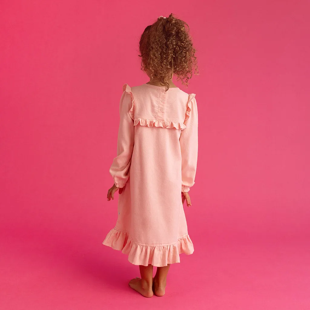 Powder Pink Flannelette Nightgown