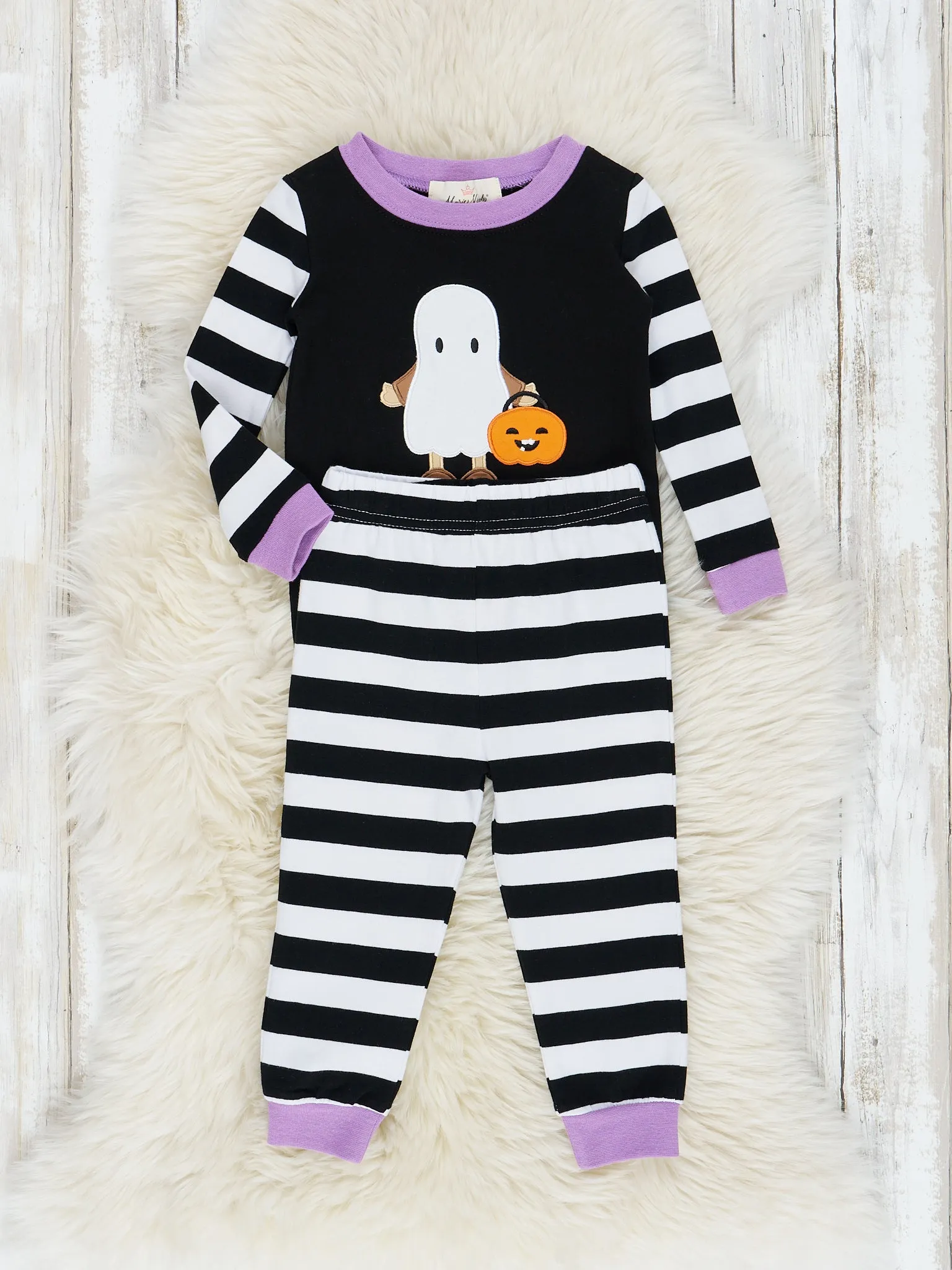 Purple Boo Friends Pajamas - Girls & Boys