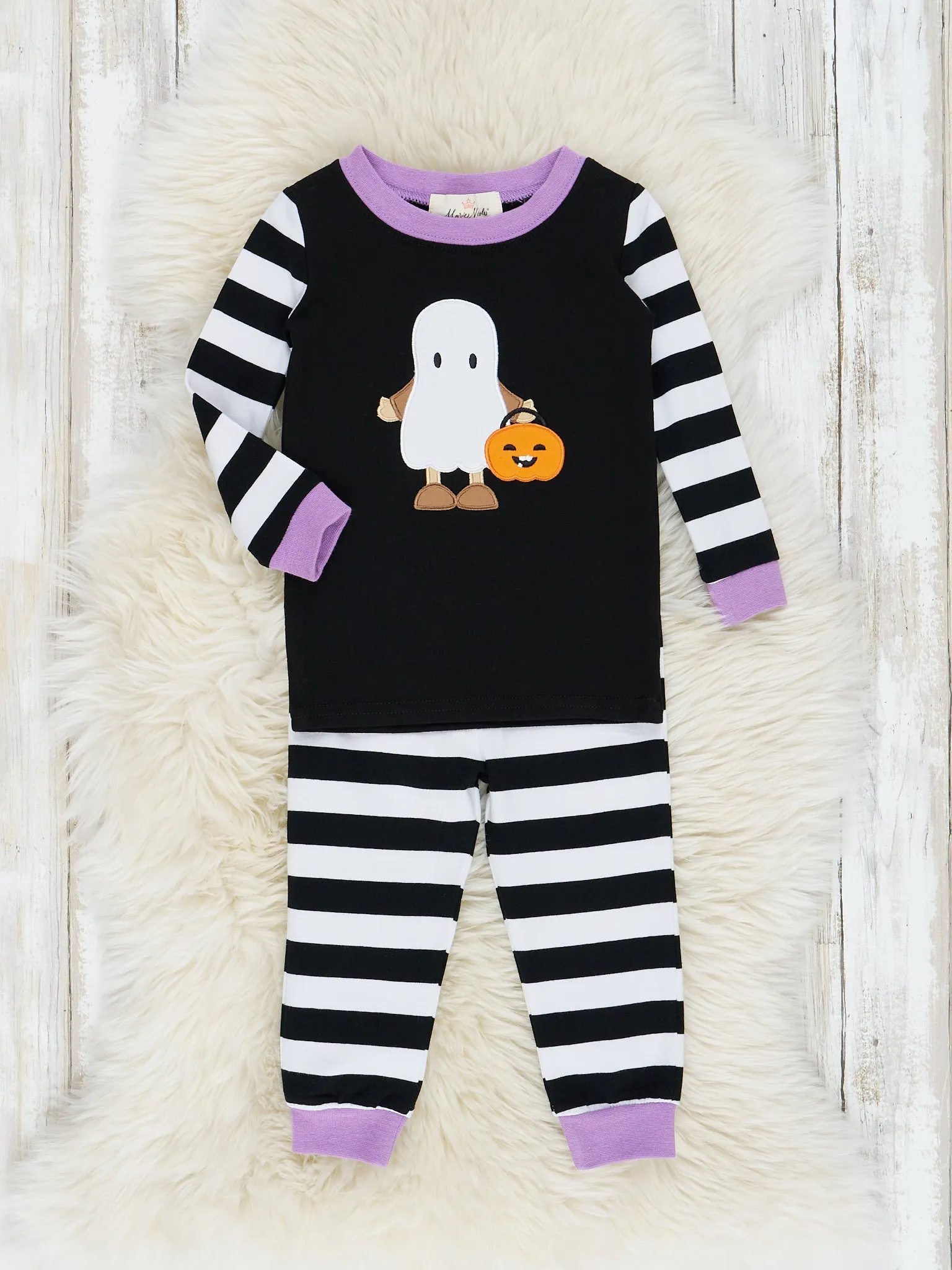 Purple Boo Friends Pajamas - Girls & Boys