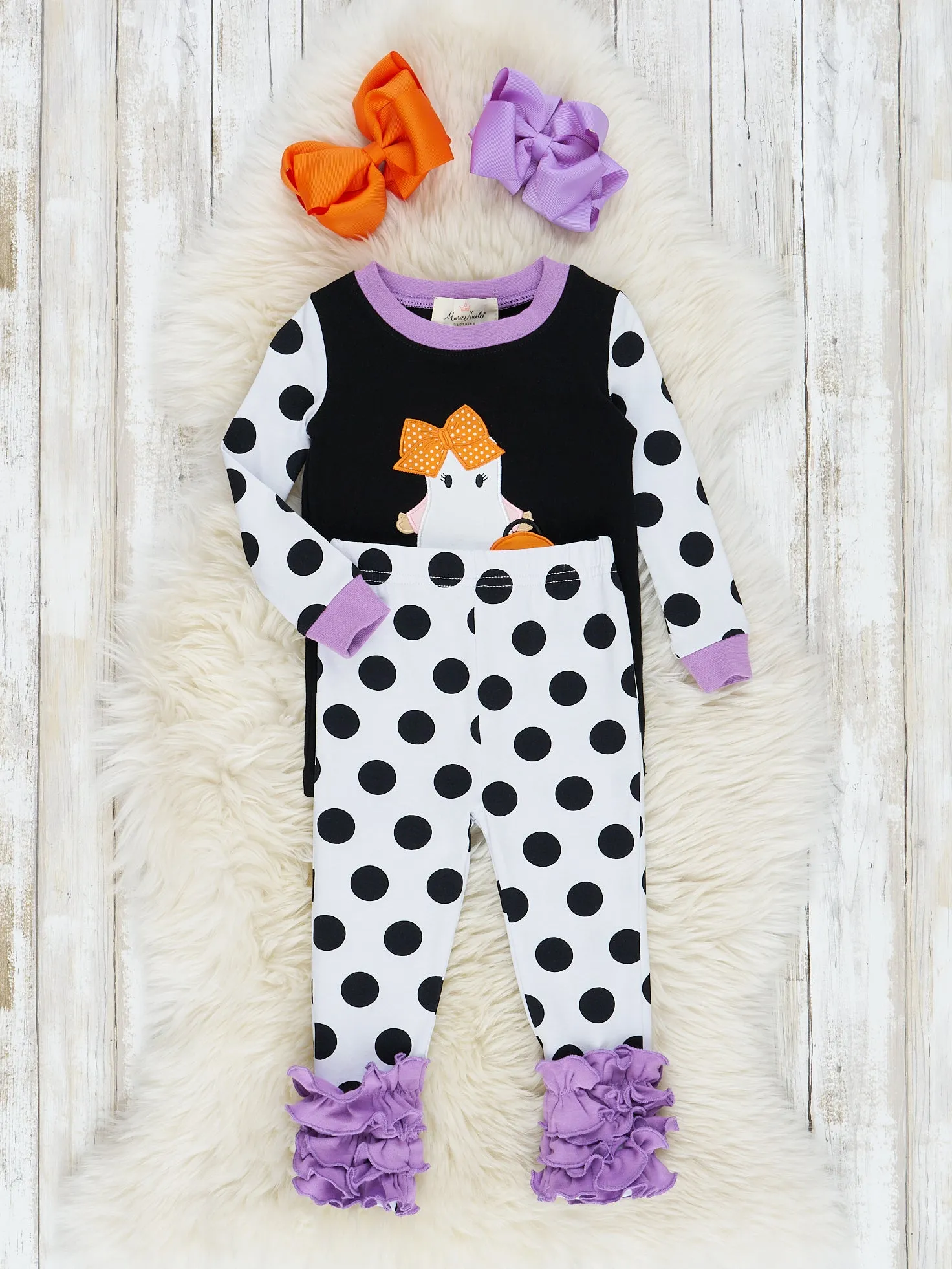 Purple Boo Friends Pajamas - Girls & Boys