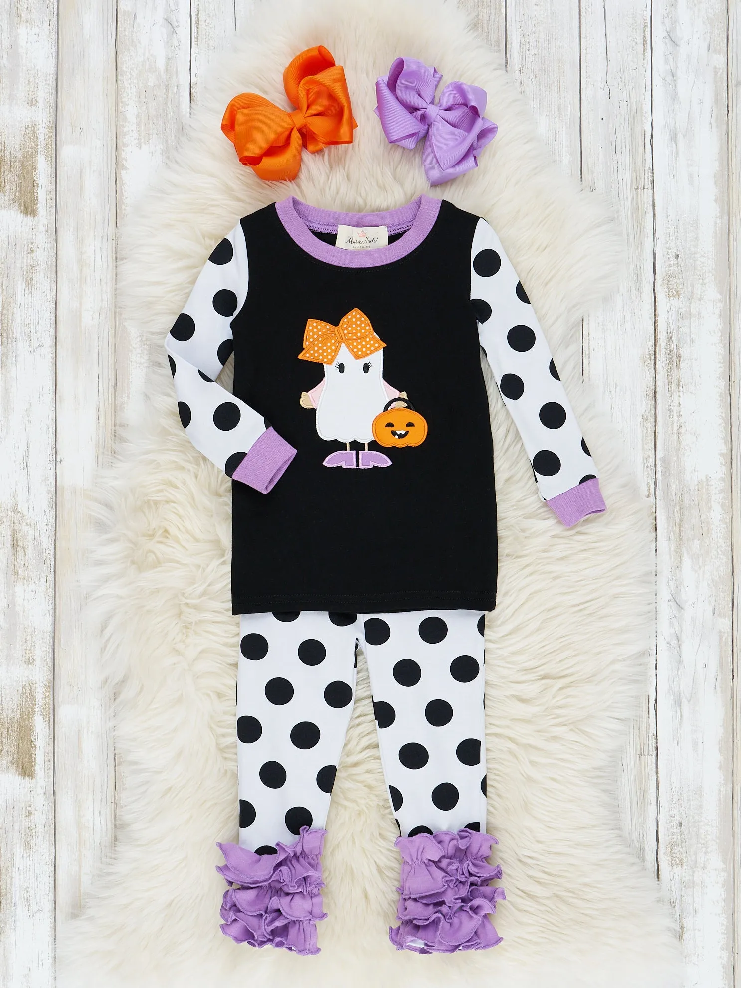 Purple Boo Friends Pajamas - Girls & Boys