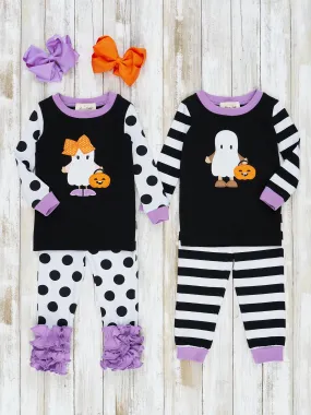 Purple Boo Friends Pajamas - Girls & Boys