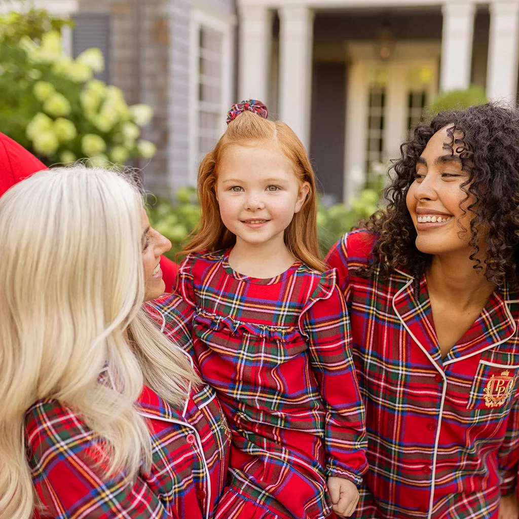 Red Tartan Plaid Flannelette Nightgown