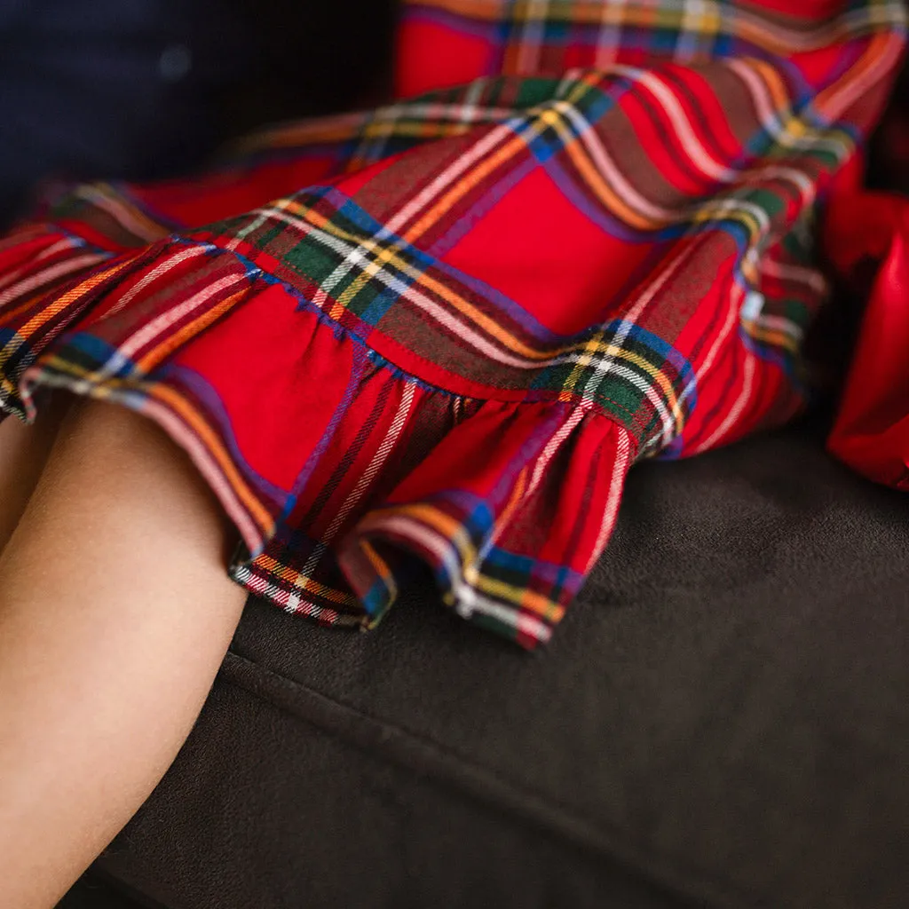 Red Tartan Plaid Flannelette Nightgown