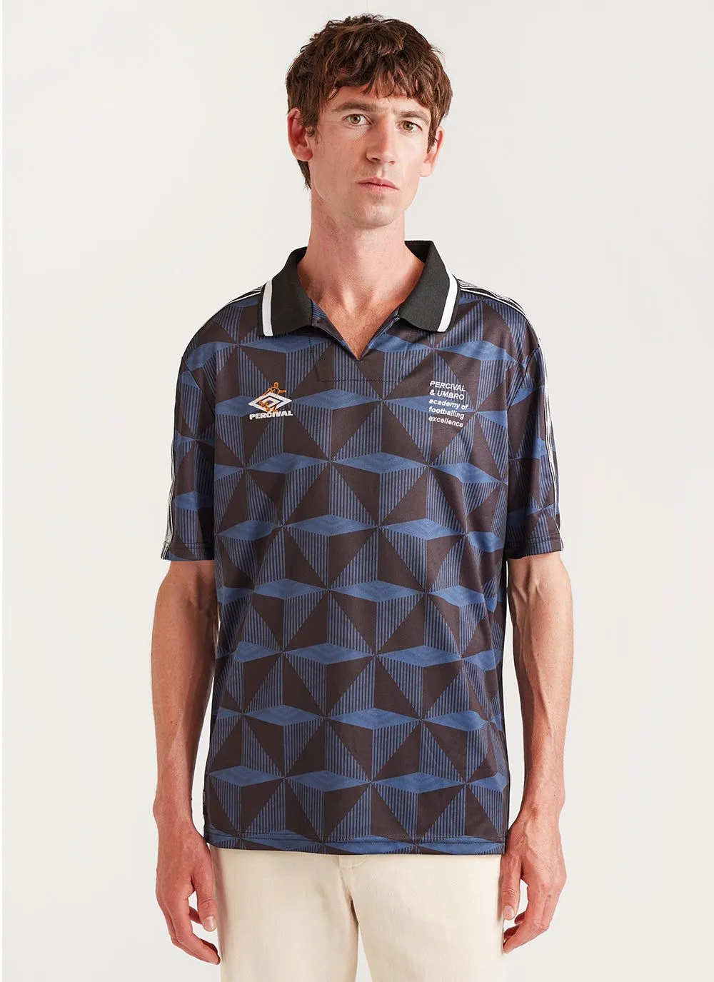 Retro Football Shirt | Umbro x Percival | Black