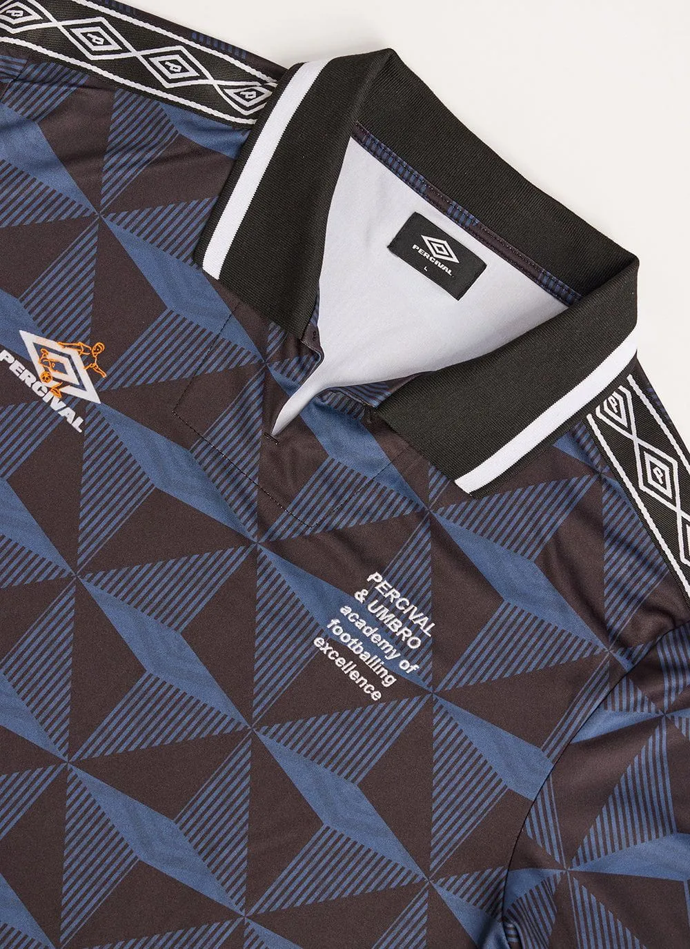 Retro Football Shirt | Umbro x Percival | Black