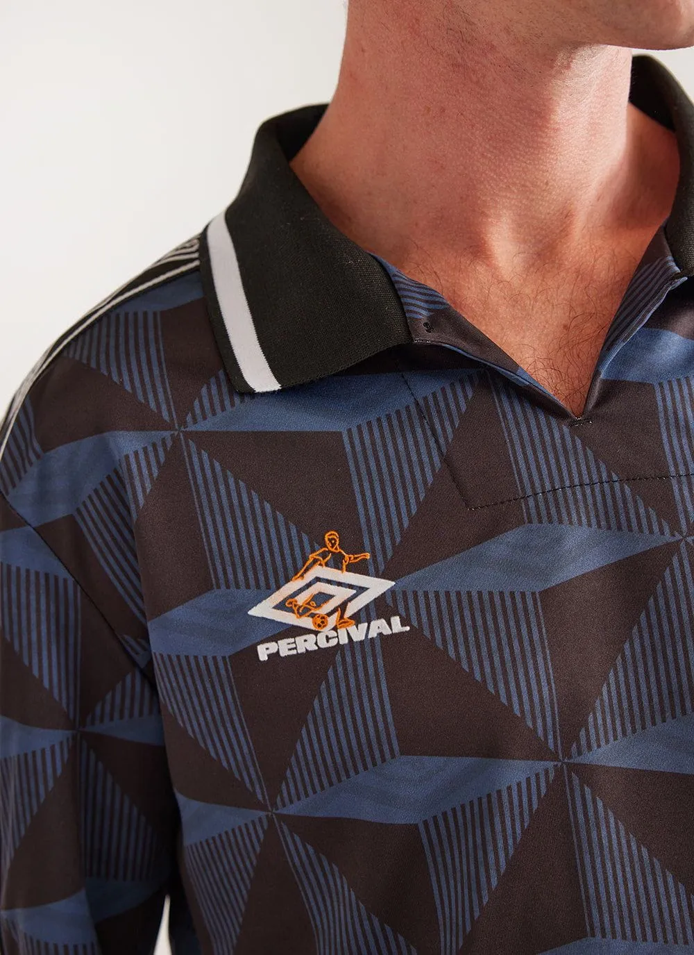 Retro Football Shirt | Umbro x Percival | Black