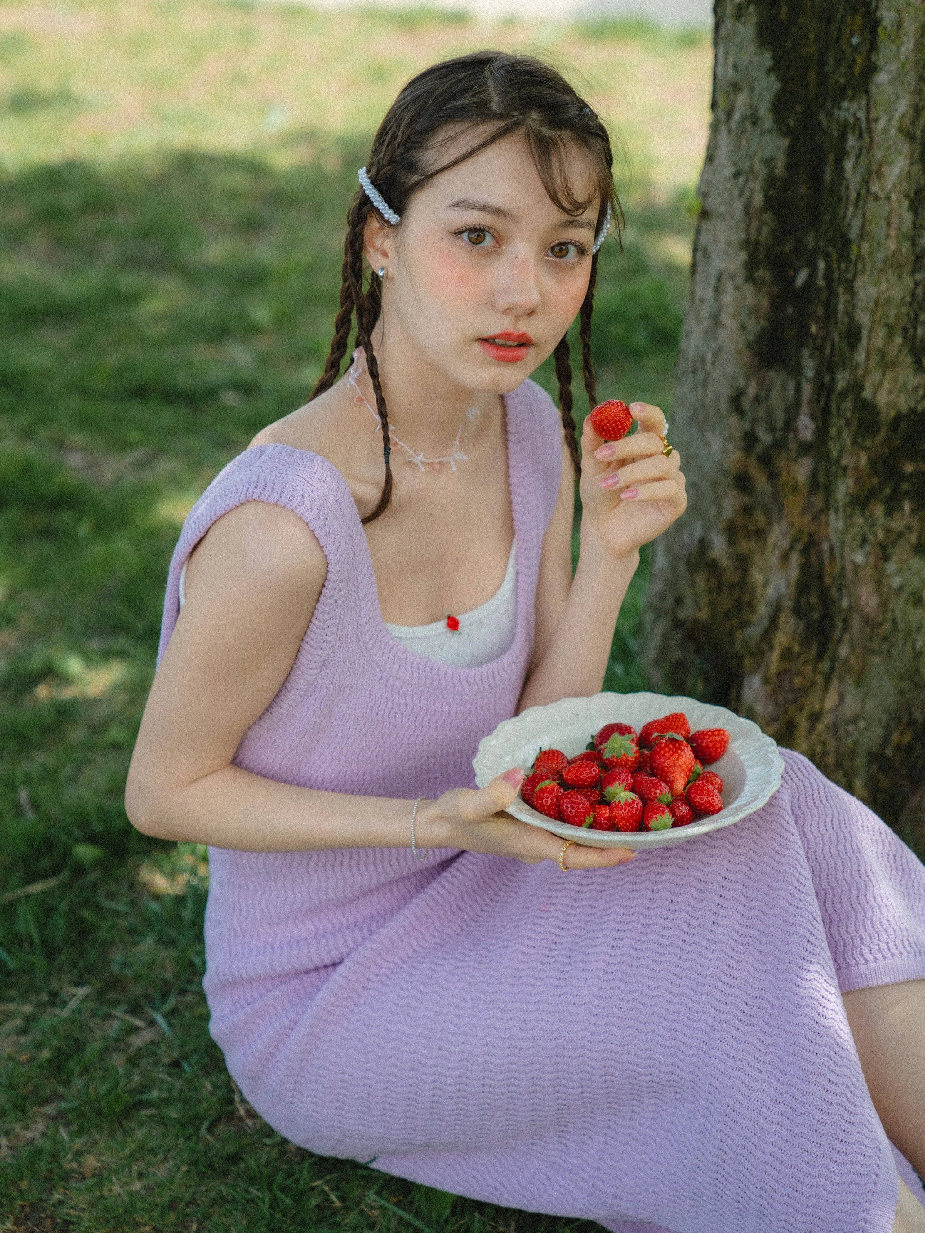 Sherbet Color Dress