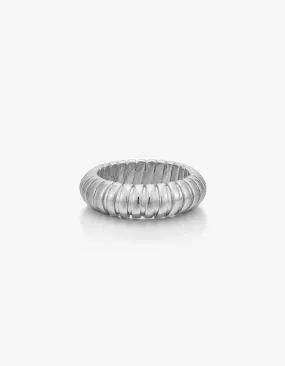 Snake Chain Ring - Silver