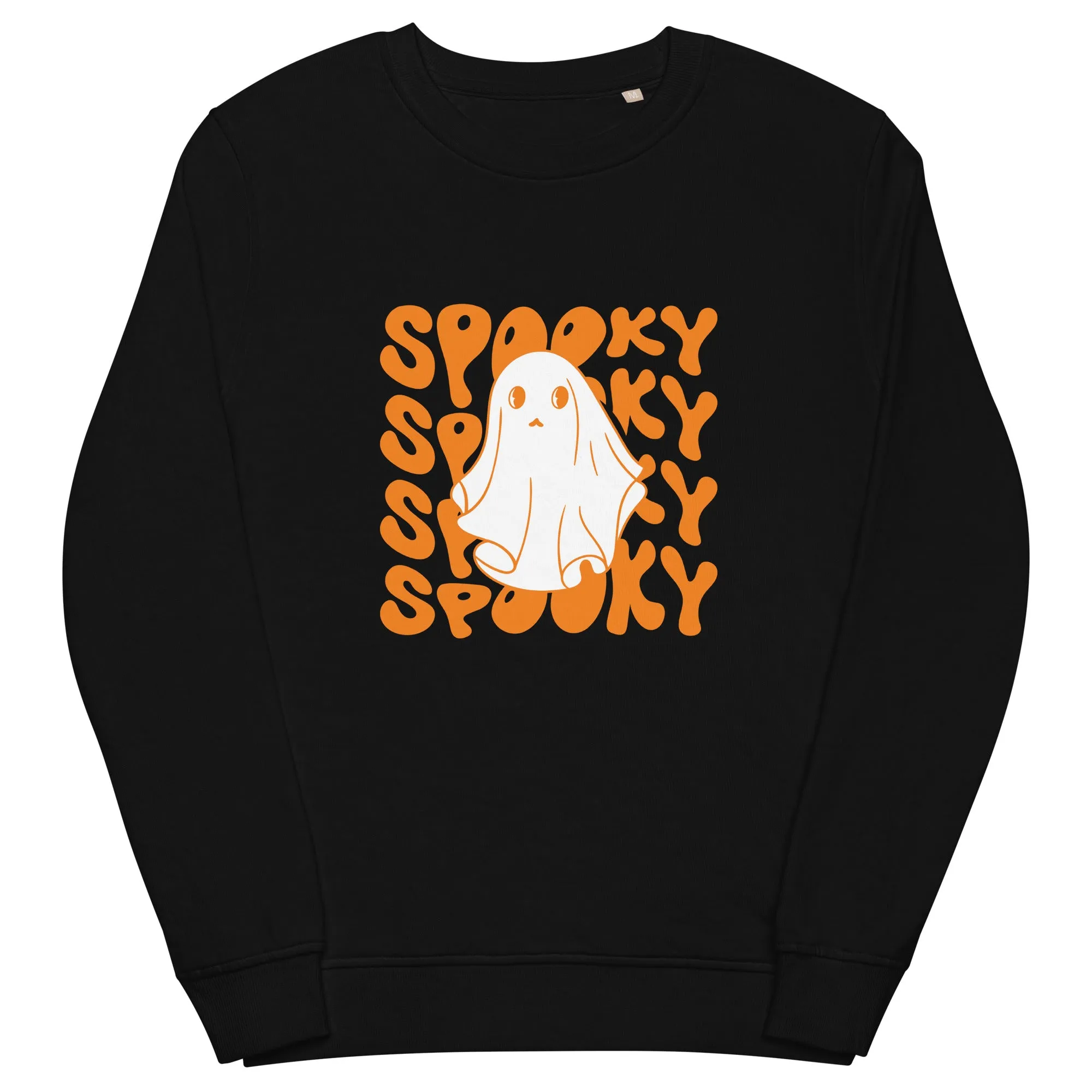 Spooky Halloween Graphic Women Organic Sweatshirt