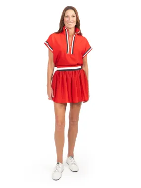 Swing Short - Red Varsity Ombre