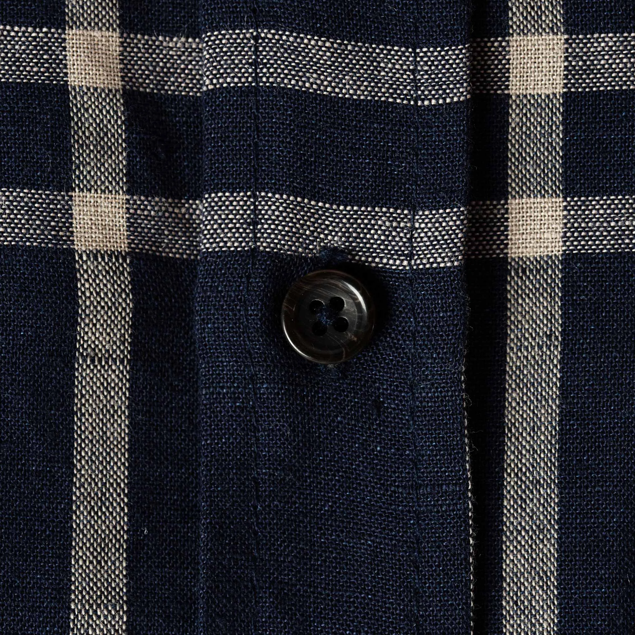 The California in Navy Plaid