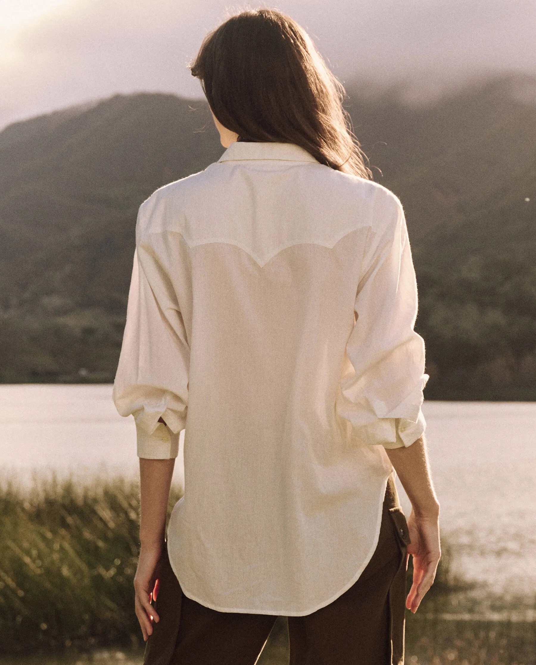 The Cowboy Tux Top. -- White