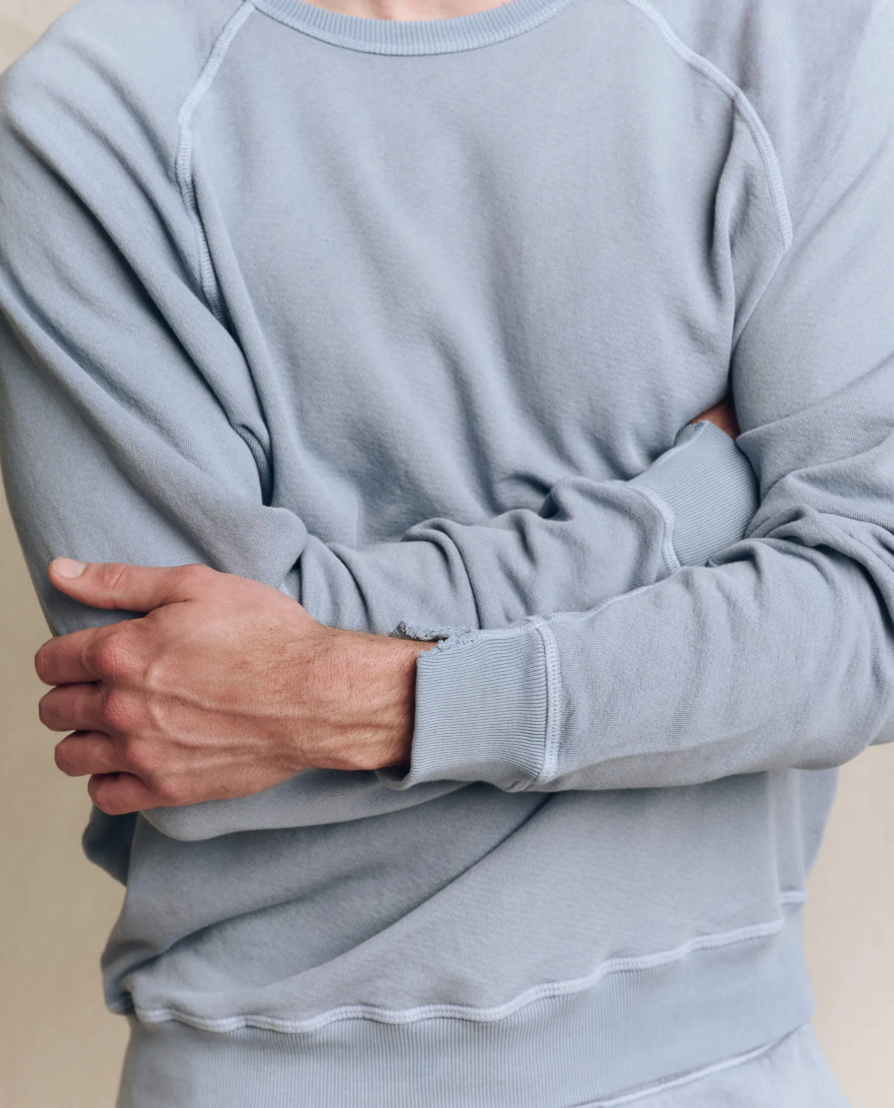 The Men's College Sweatshirt. Solid -- Big Sky