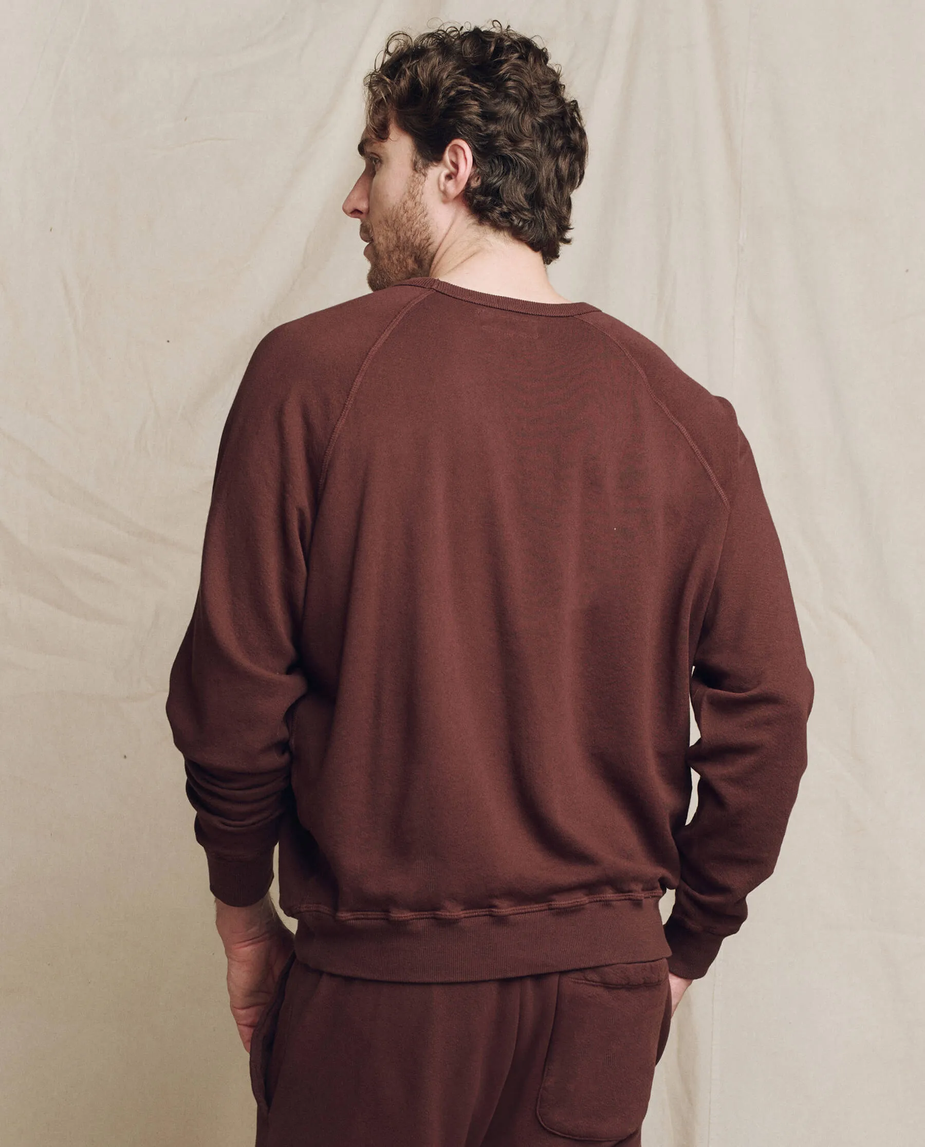 The Men's College Sweatshirt. -- Toasted Walnut