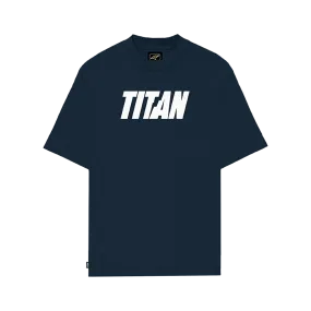 Titan U-Logo Tee - Navy Blue