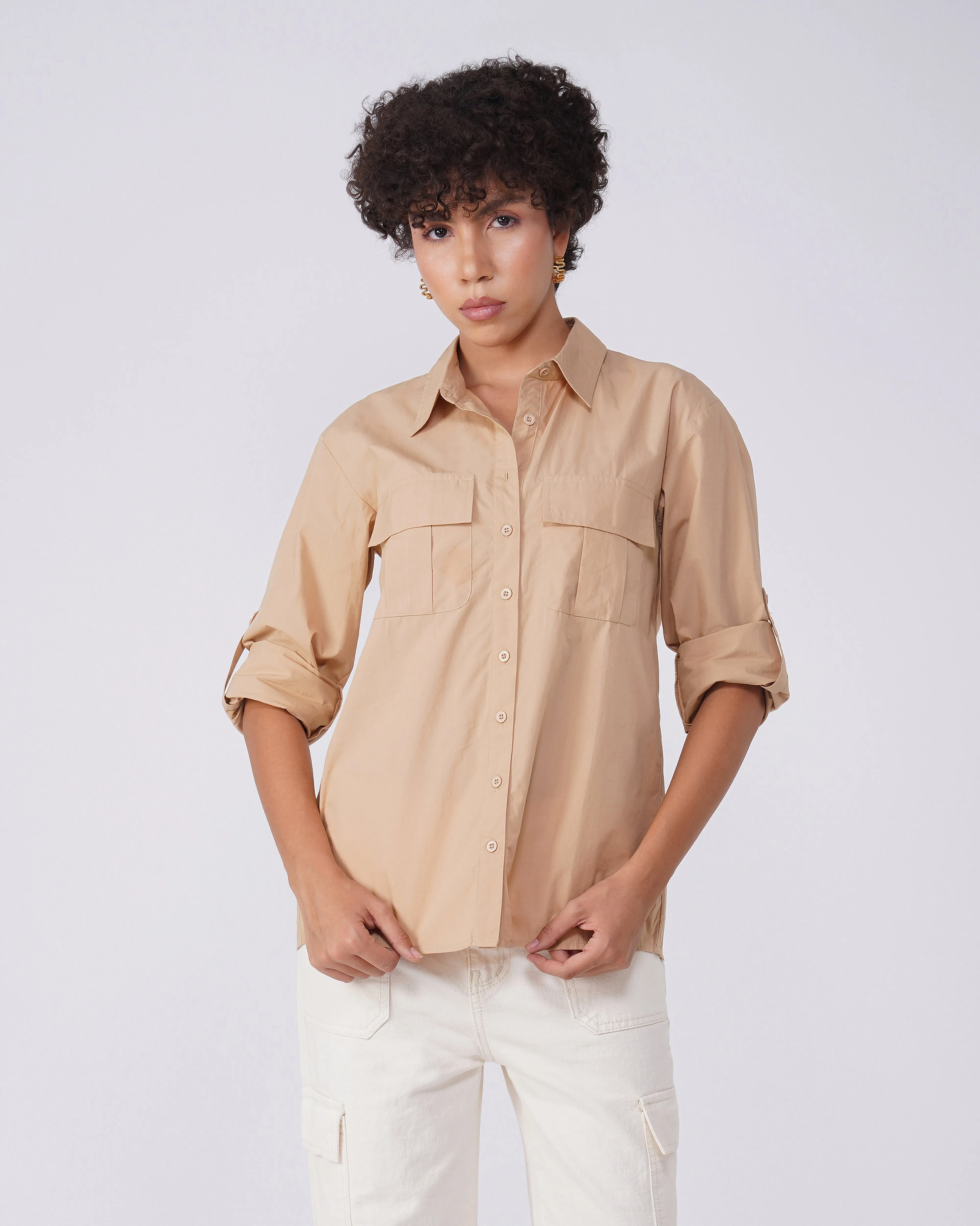 UTILITY-POCKET SHIRT