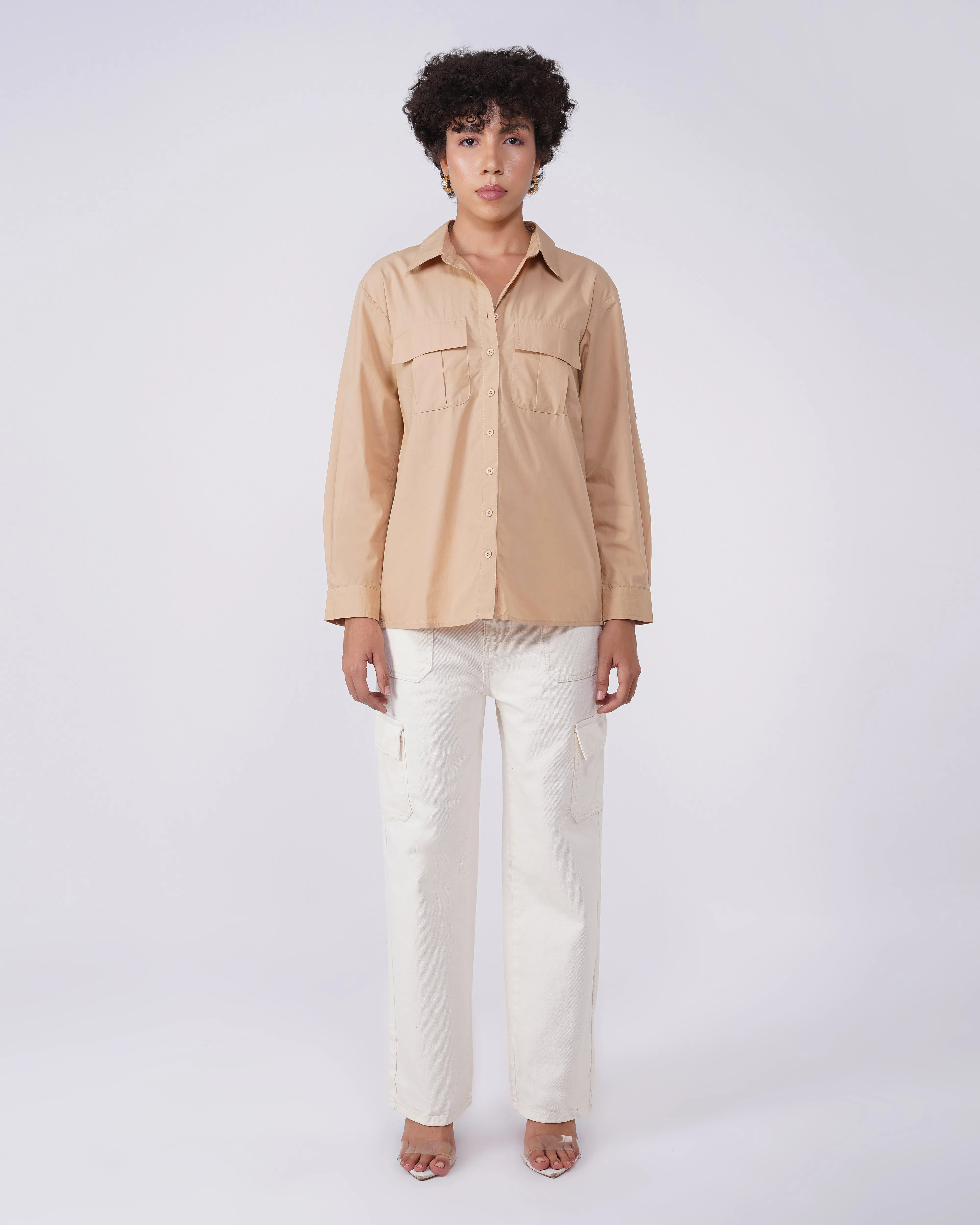 UTILITY-POCKET SHIRT