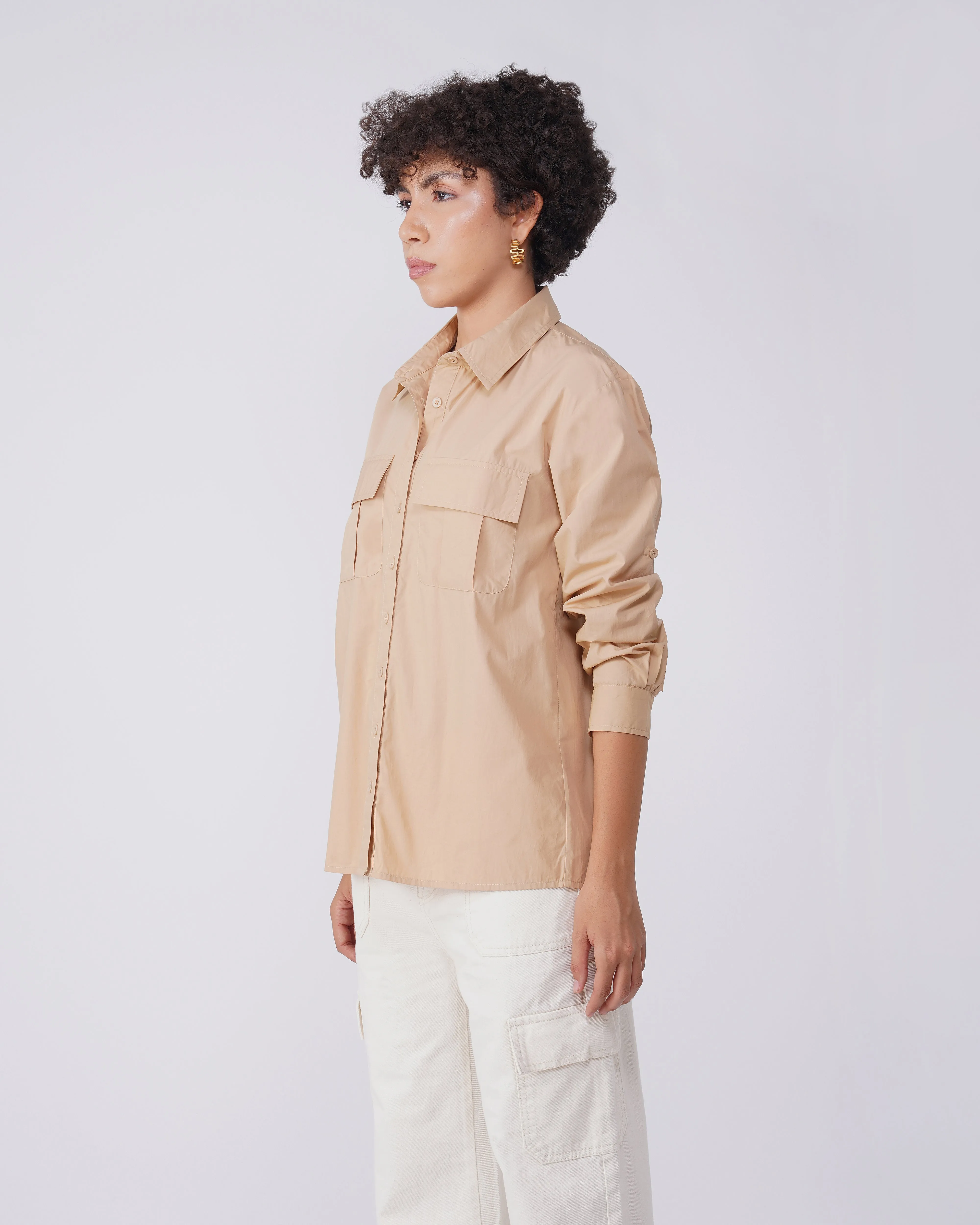 UTILITY-POCKET SHIRT