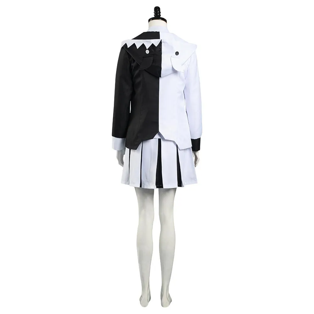 VeeGet VeeGet Anime Danganronpa Monokuma Shirt Skirt Uniform Outfits Halloween Carnival Suit Cosplay Costume