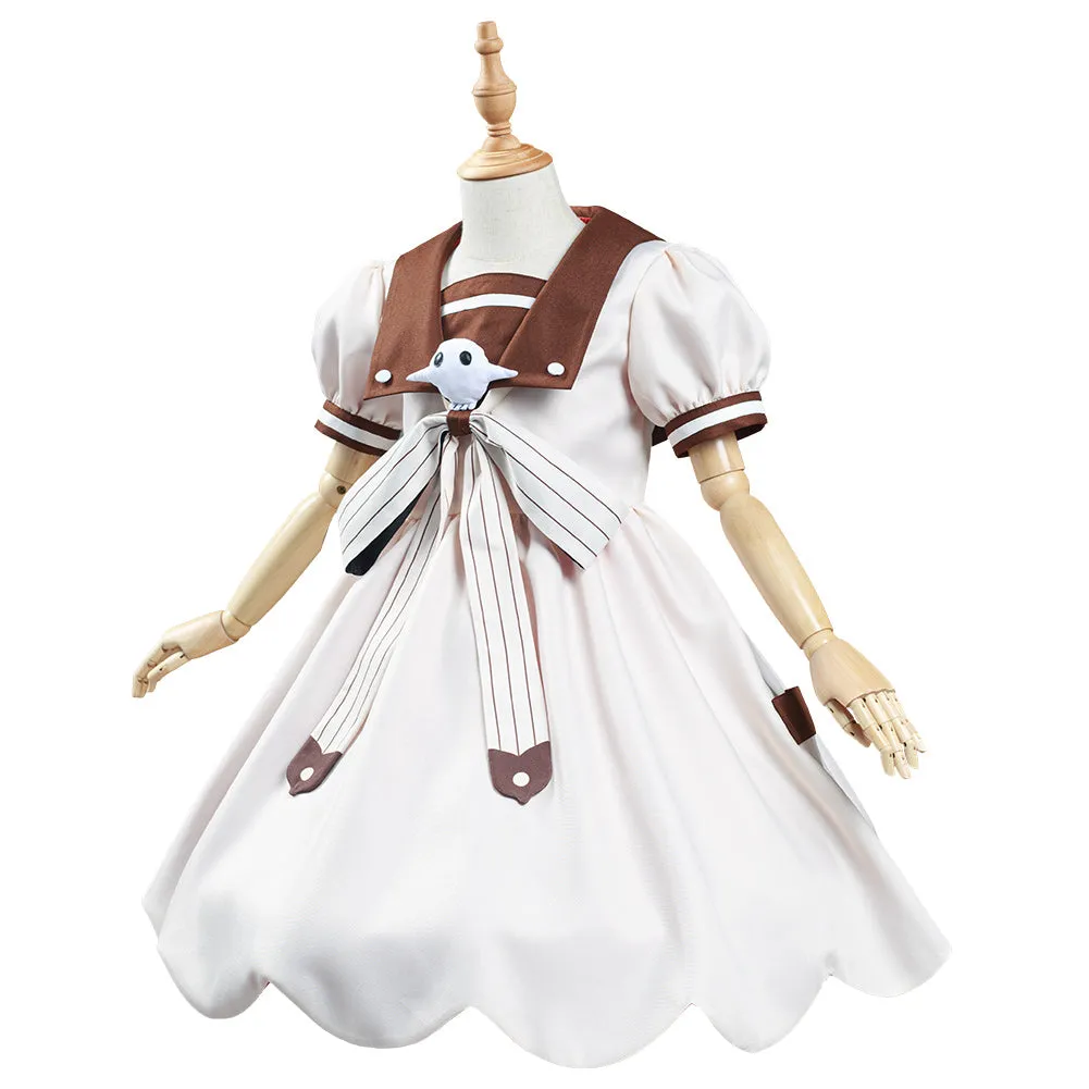 VeeGet VeeGet Jibaku Shounen Toilet-Bound Hanako kun Nene Yashiro/Aoi Akane Kids Girls Dress Halloween Carnival Suit Cosplay Costume