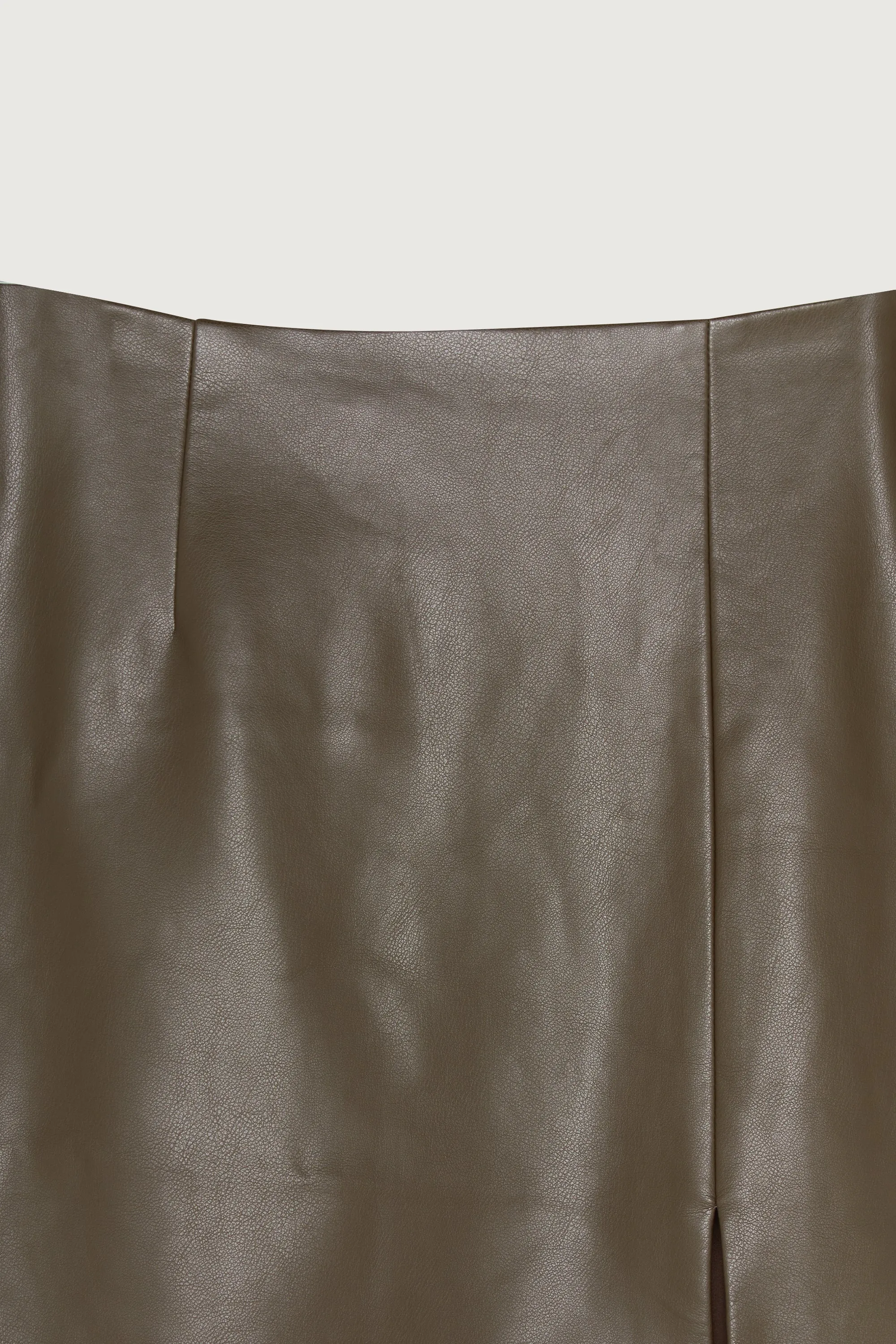 VEGAN LEATHER MINI SKIRT