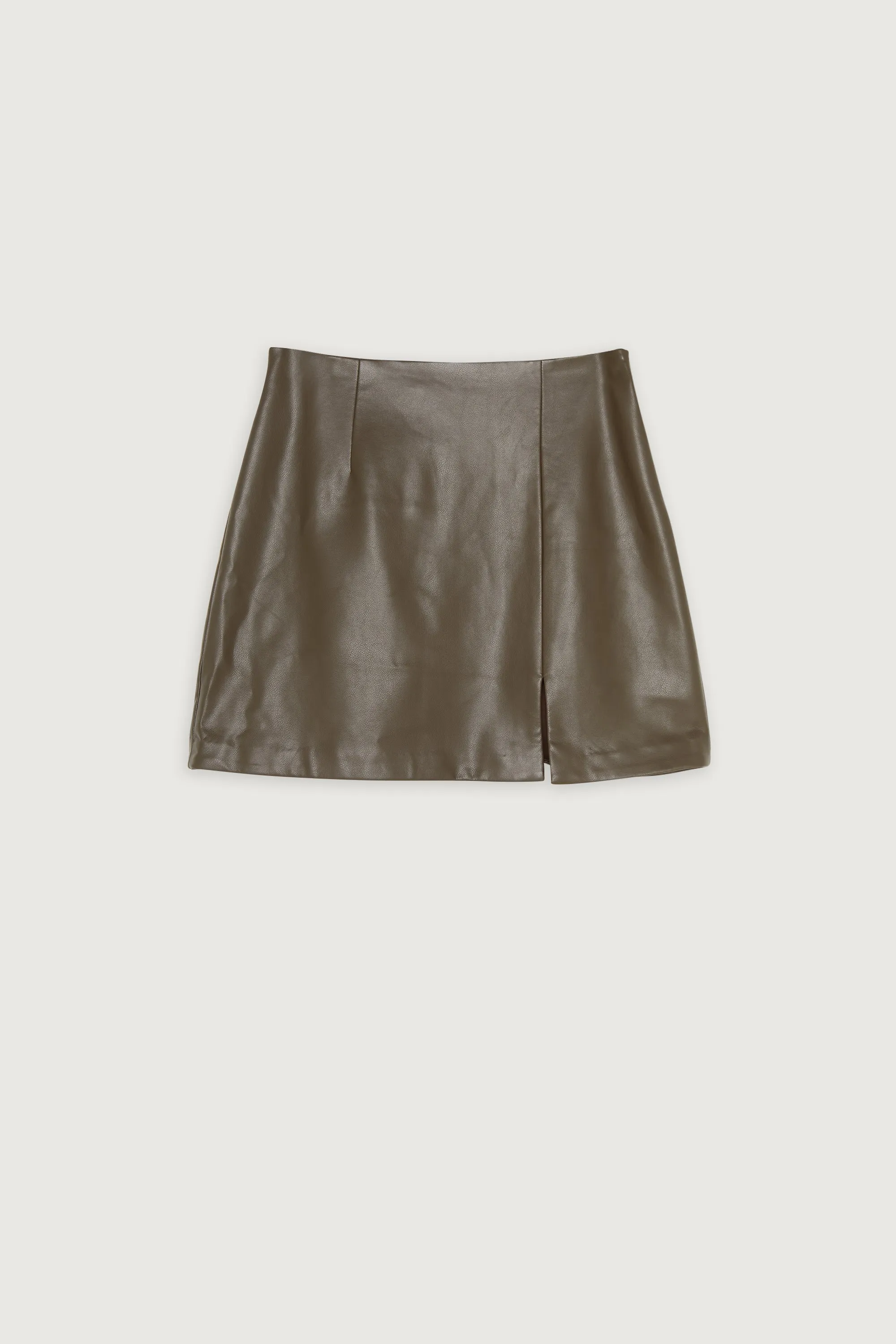 VEGAN LEATHER MINI SKIRT