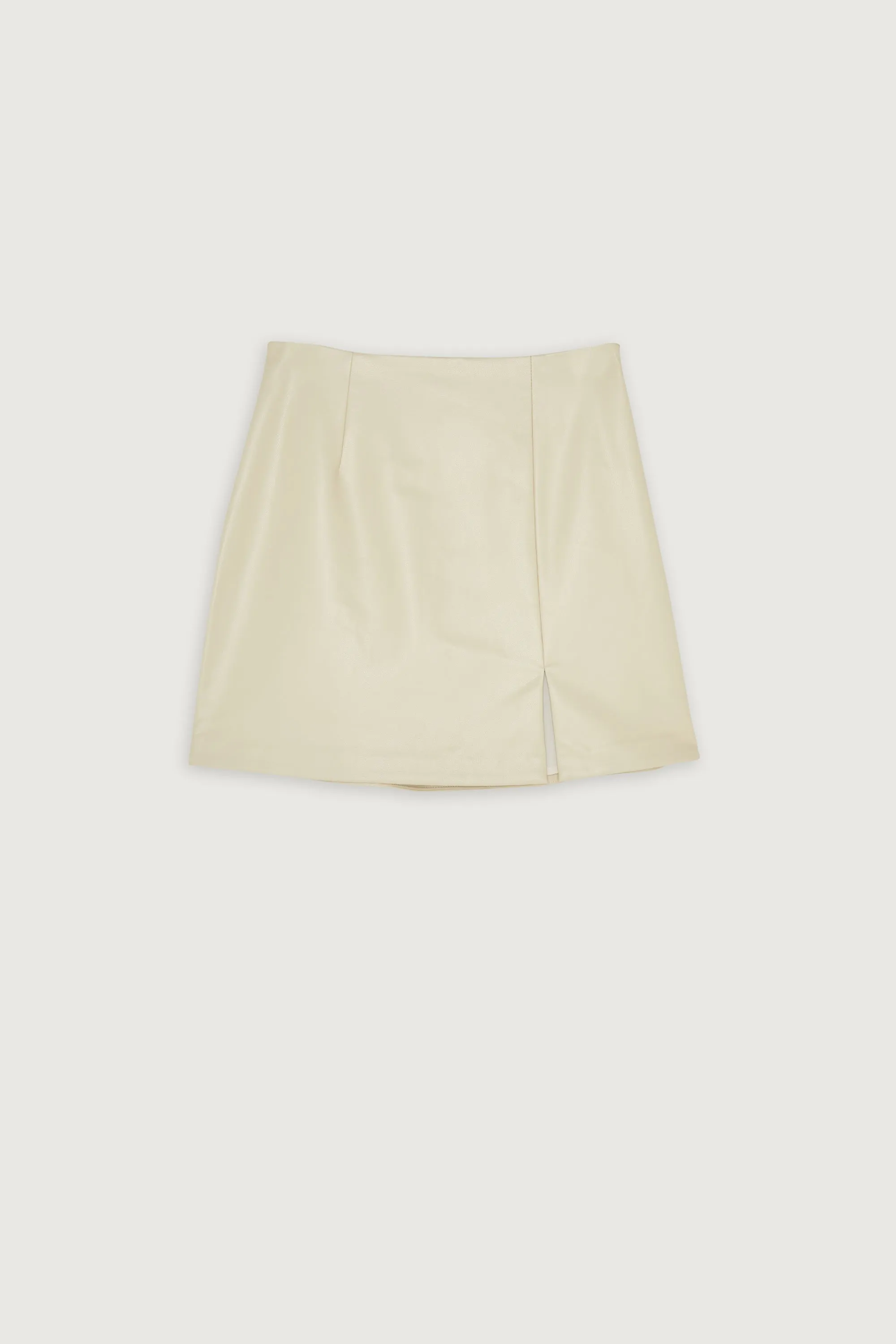 VEGAN LEATHER MINI SKIRT