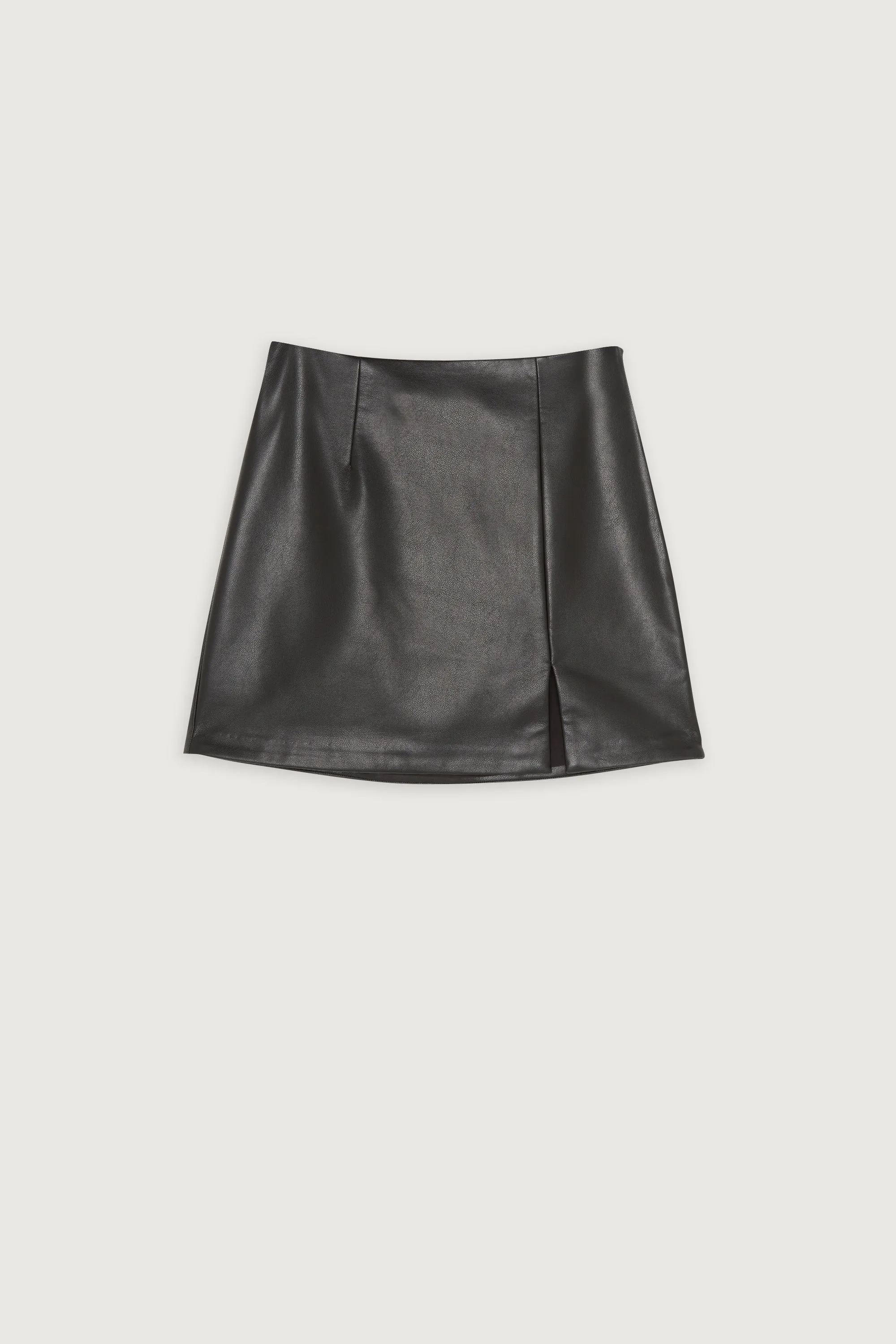 VEGAN LEATHER MINI SKIRT