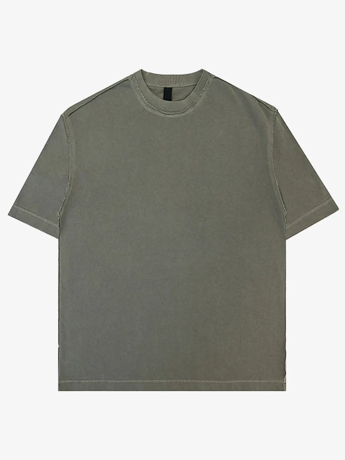 Washed Distressed Cotton T-shirt